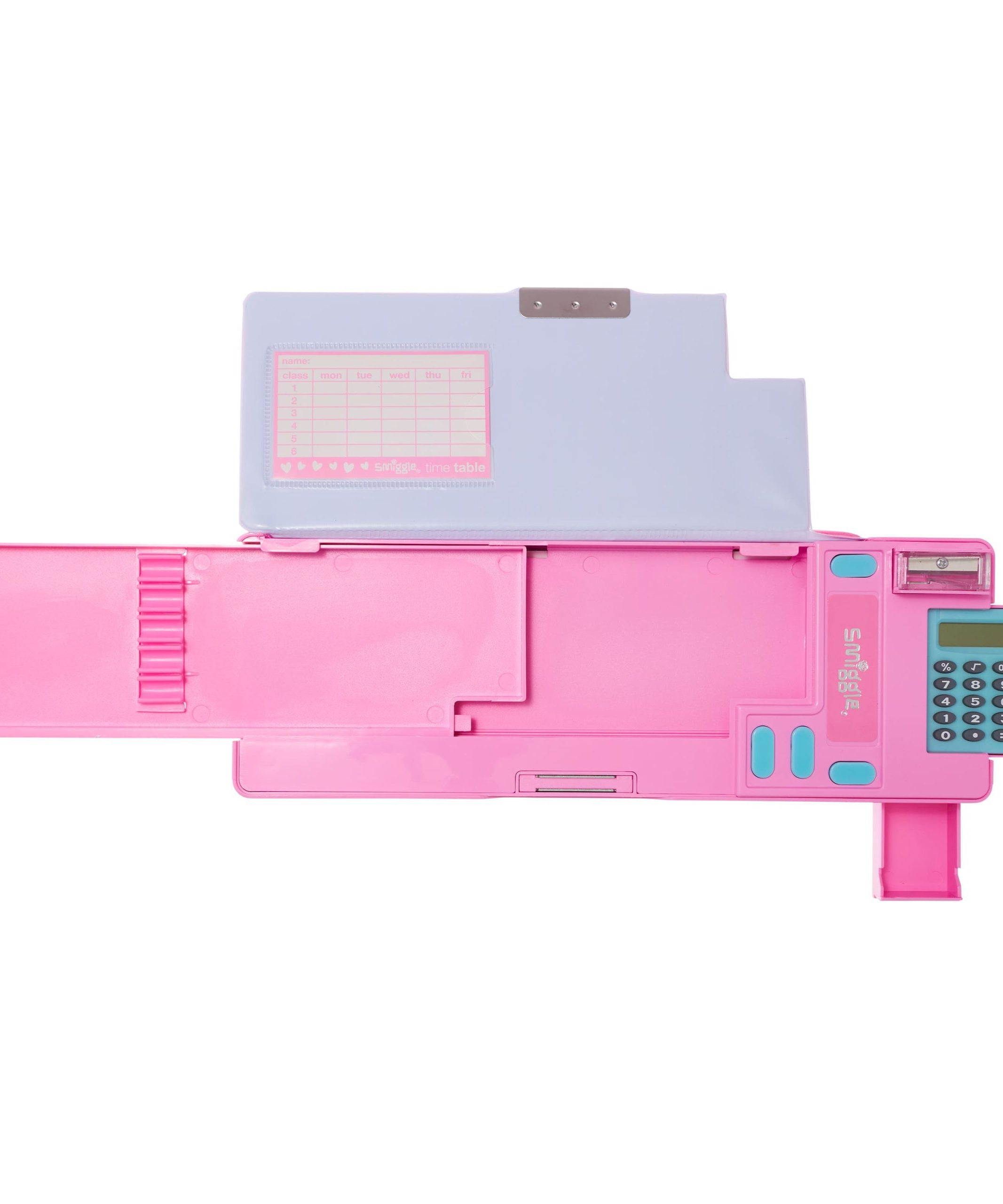 Smiggle - Lunar Unicornlar Hesap Makineli Pop Out Otomatik Kalem Kutusu-Dinossi