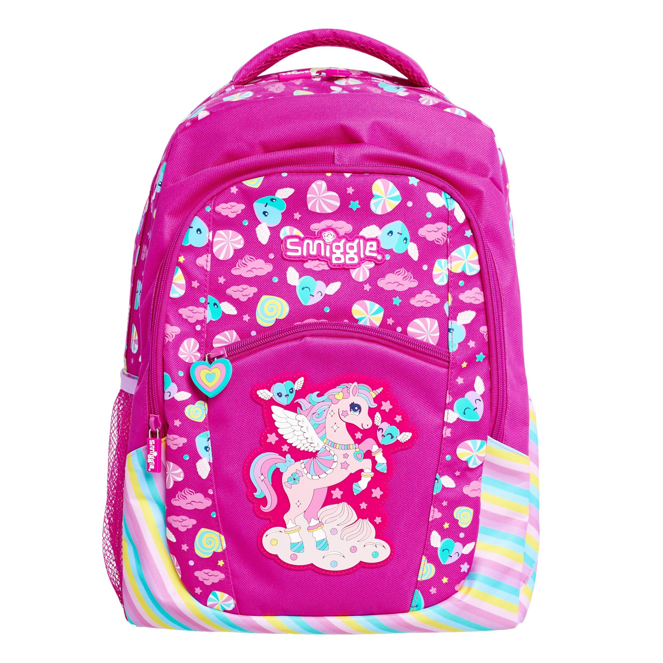 Smiggle - Universe Pembe Sırt Çantası-Dinossi
