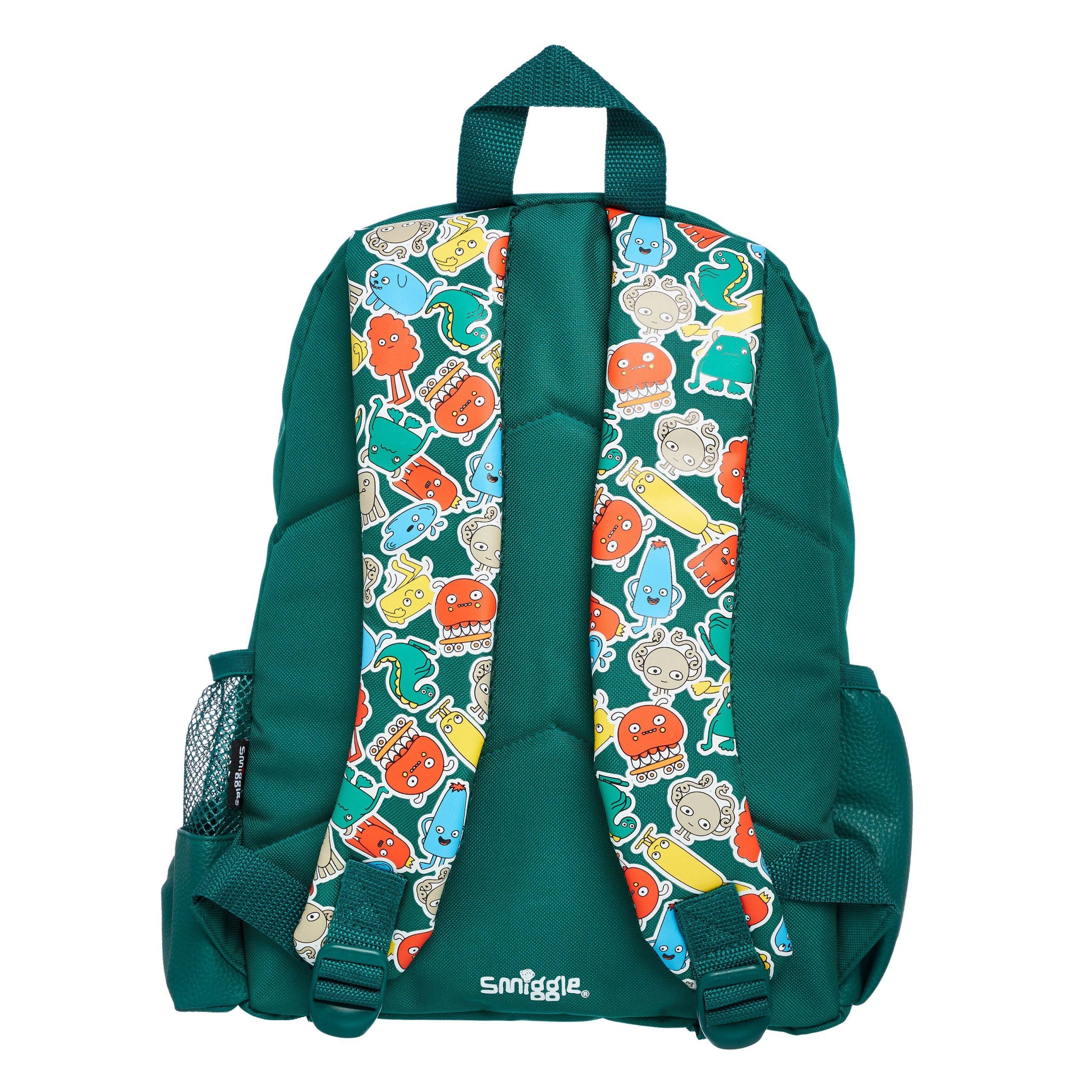 Smiggle - Go Junior Yeşil Sırt Çantası-Dinossi