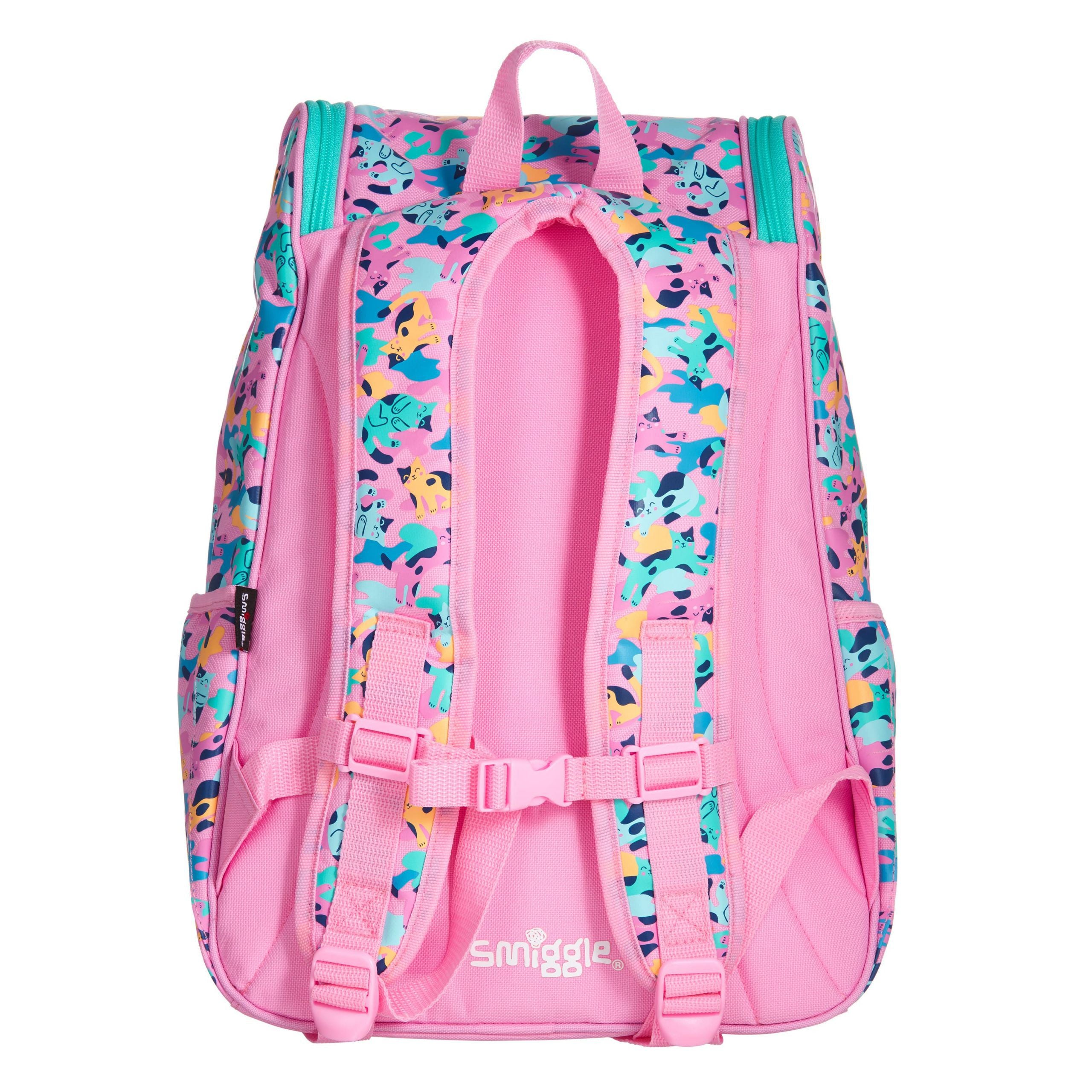 Smiggle - Illusion Pembe Sırt Çantası-Dinossi