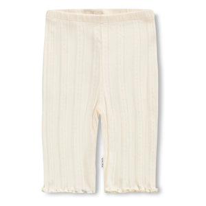 Molo - Noella Organic Cotton Short Leggings | Ivory