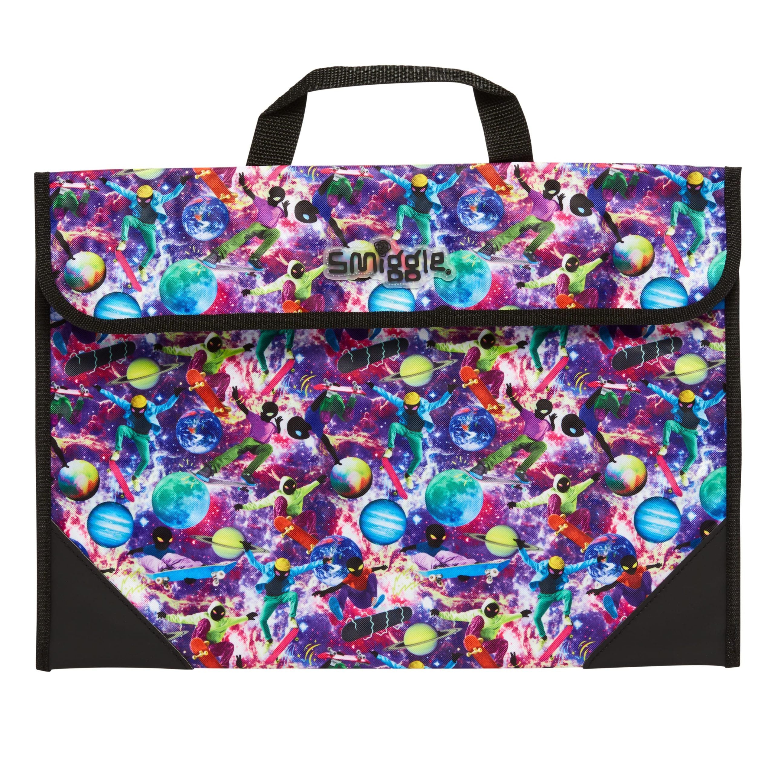 Smiggle - Galaxy Dosya ve Ödev Taşıma Çantası-Dinossi