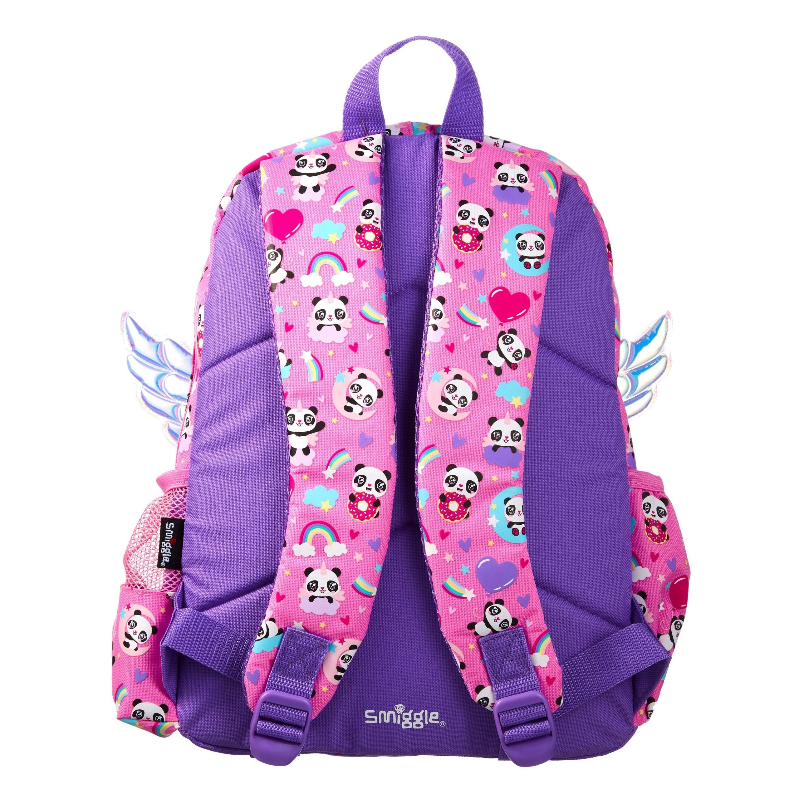 Smiggle - Panda Vroom Karakter Sırt Çantası-Dinossi