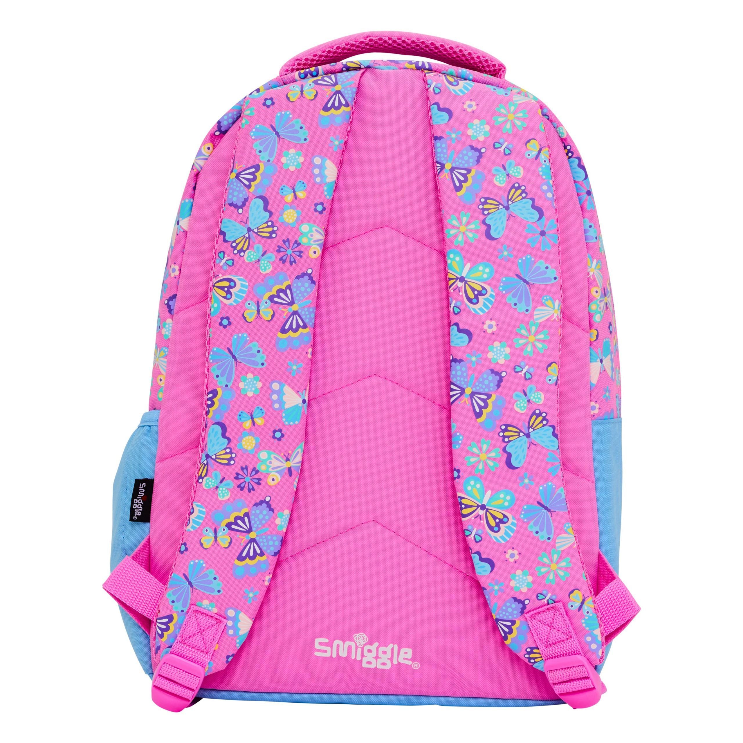 Smiggle - Jump Pembe Sırt Çantası-Dinossi