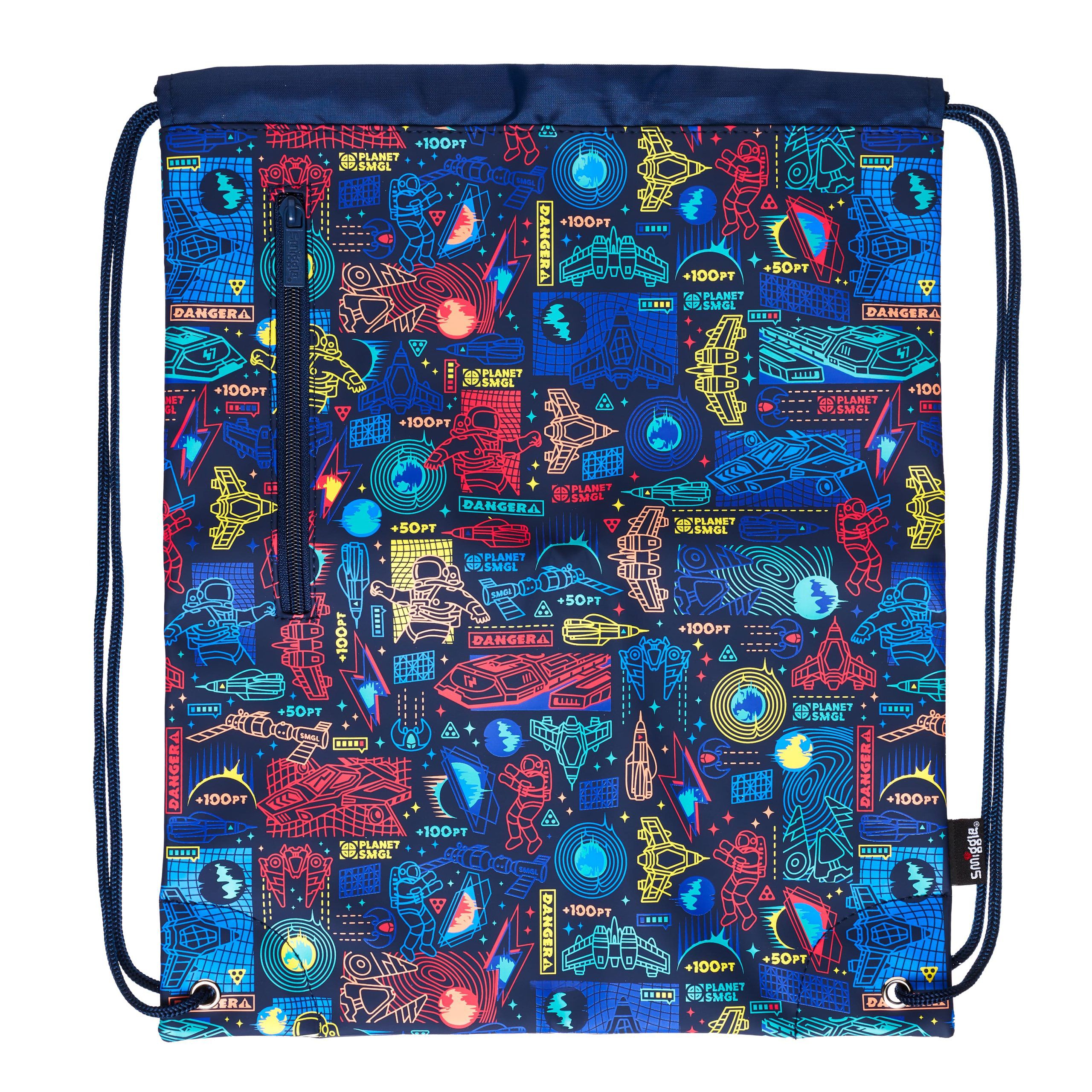 Smiggle - Beyond Lacivert İpli Çanta-Dinossi