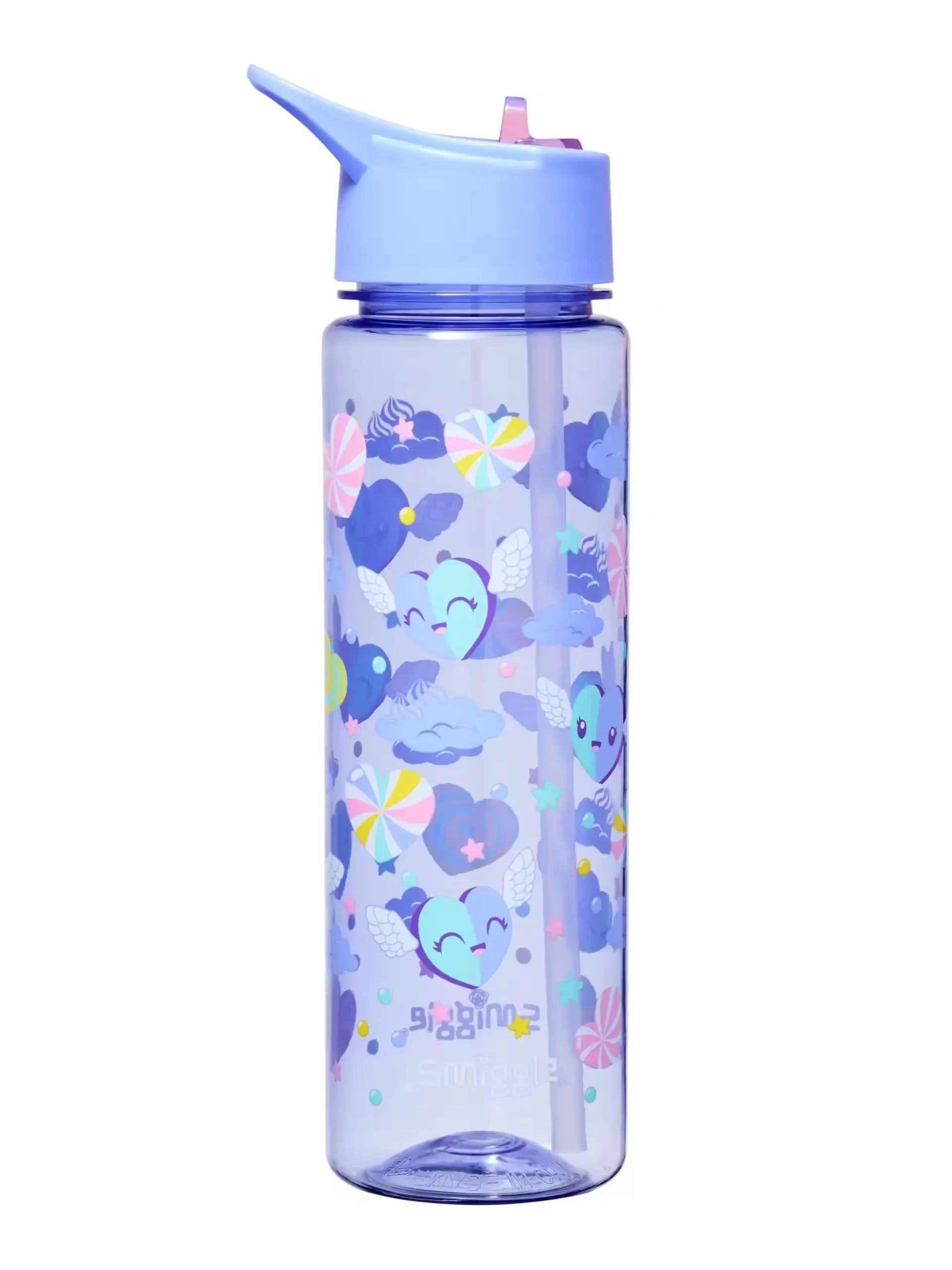 Smiggle - Peppy BPA'sız 750ML Pipetli Suluk-Dinossi