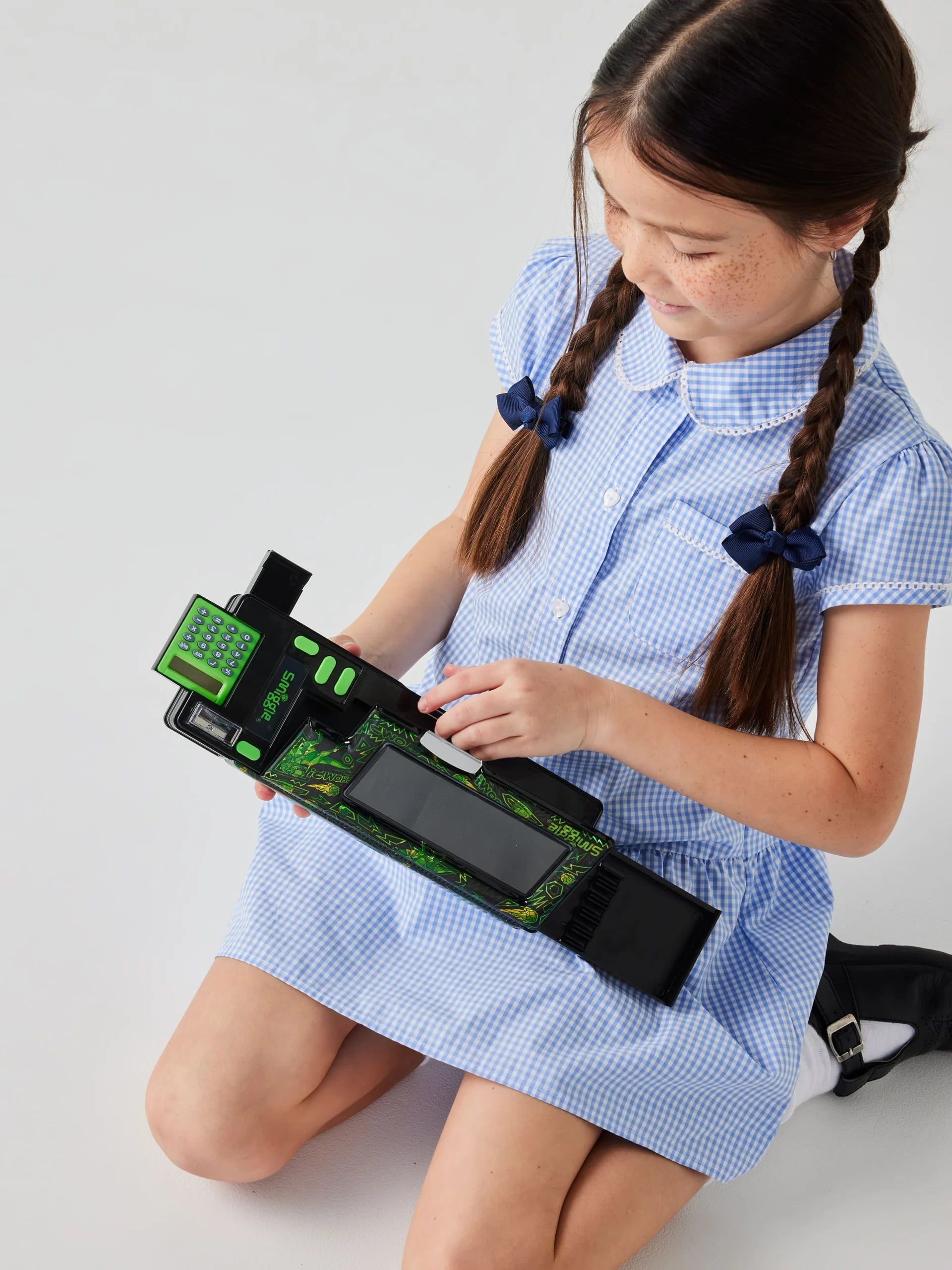 Smiggle - Wild Side 4lü Okul Çanta Seti-Dinossi