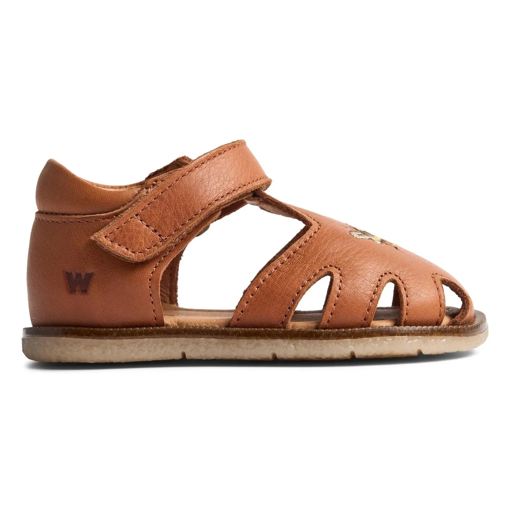 Wheat - Lowe Abeilles Leather Sandals | Brown