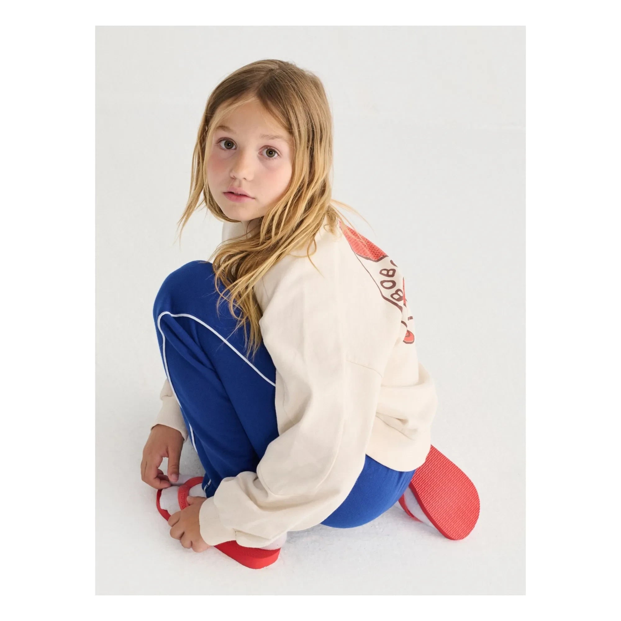 Bobo Choses - Niche Sweat Organik Pamuk | Beyaz