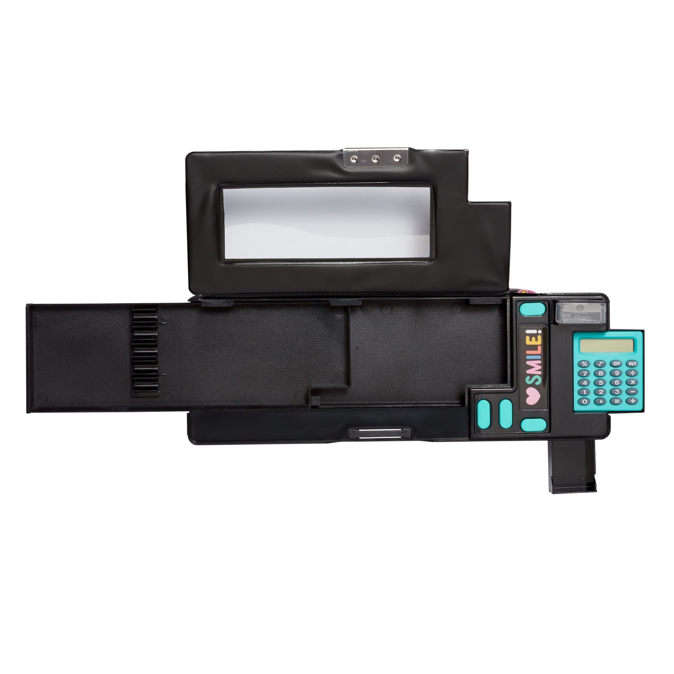 Smiggle - Bright Side Hesap Makineli Otomatik Kalem Kutusu-Dinossi