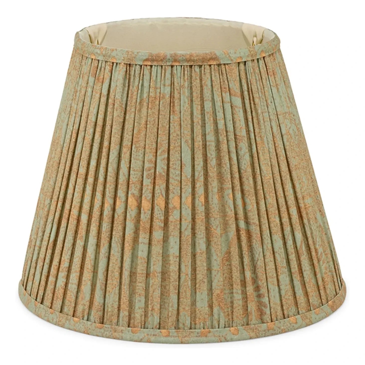 Doing Goods - Kiara Printed Cotton Lampshade | Light Green