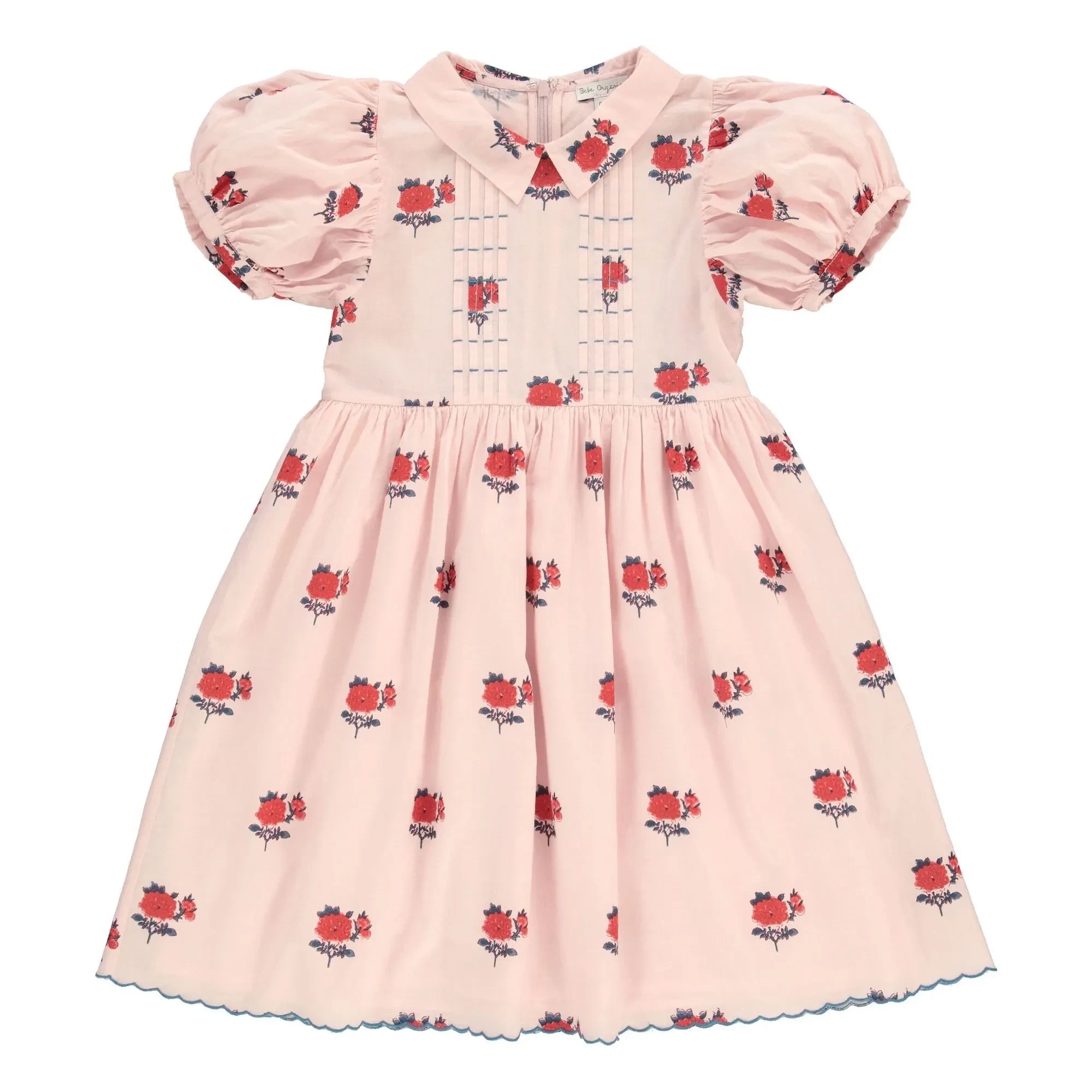 Bebe Organic - April Fleurs Polka Dot Dress | Light Pink