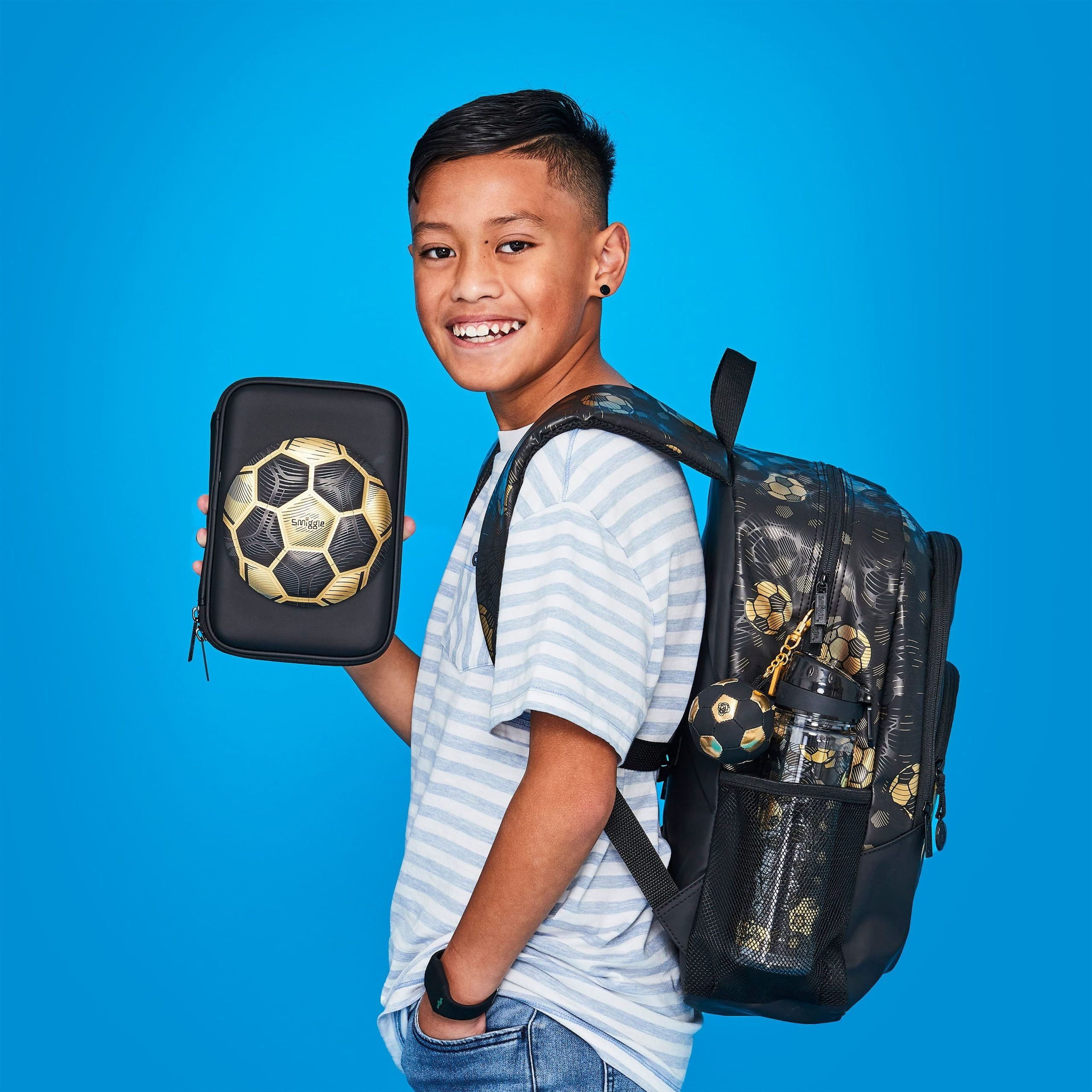 Smiggle - Score HardTop Kalem Kutusu-Dinossi