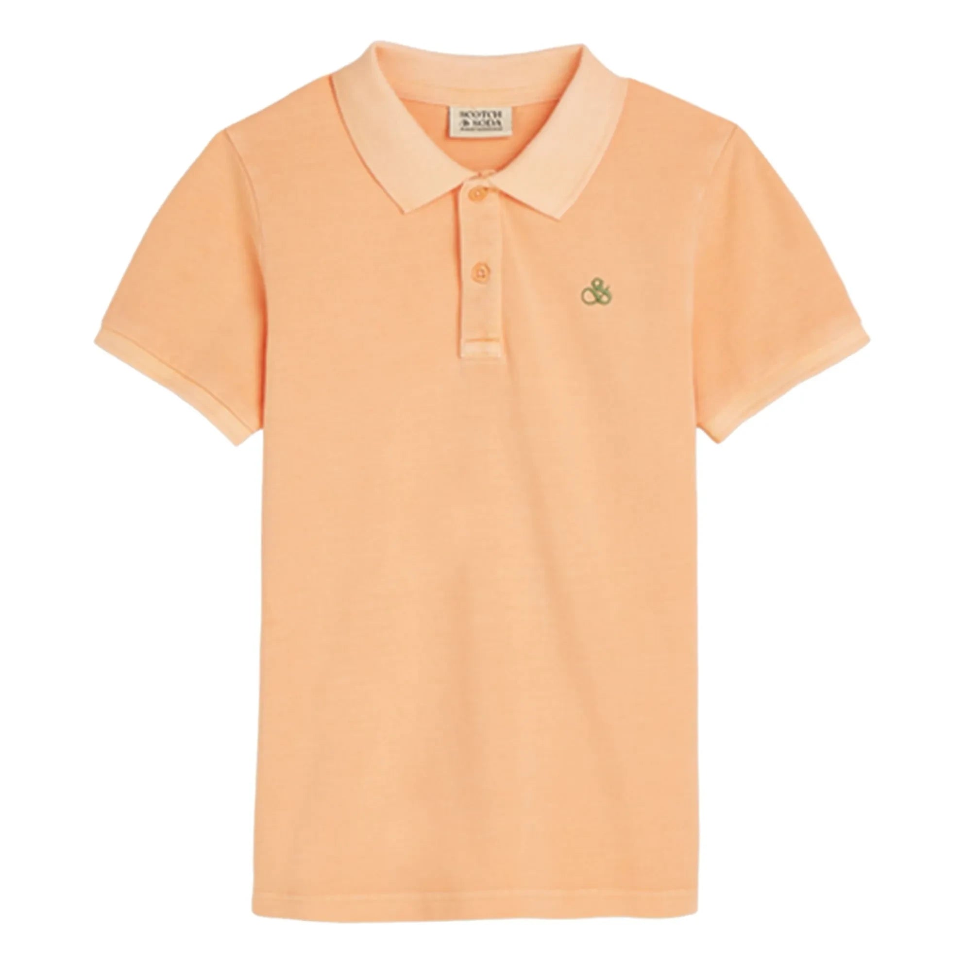 Scotch & Soda - İşlemeli logo polo tişört | Mercan