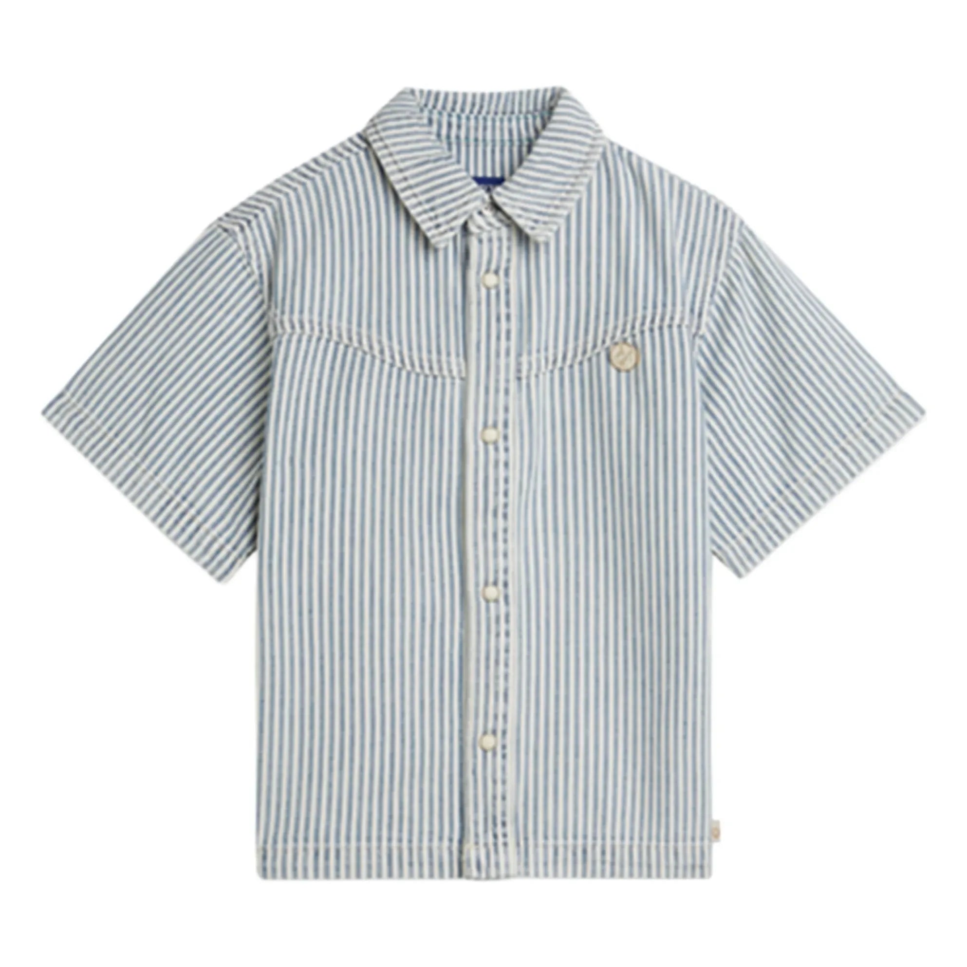 Scotch & Soda - Striped Denim Shirt | Light Blue