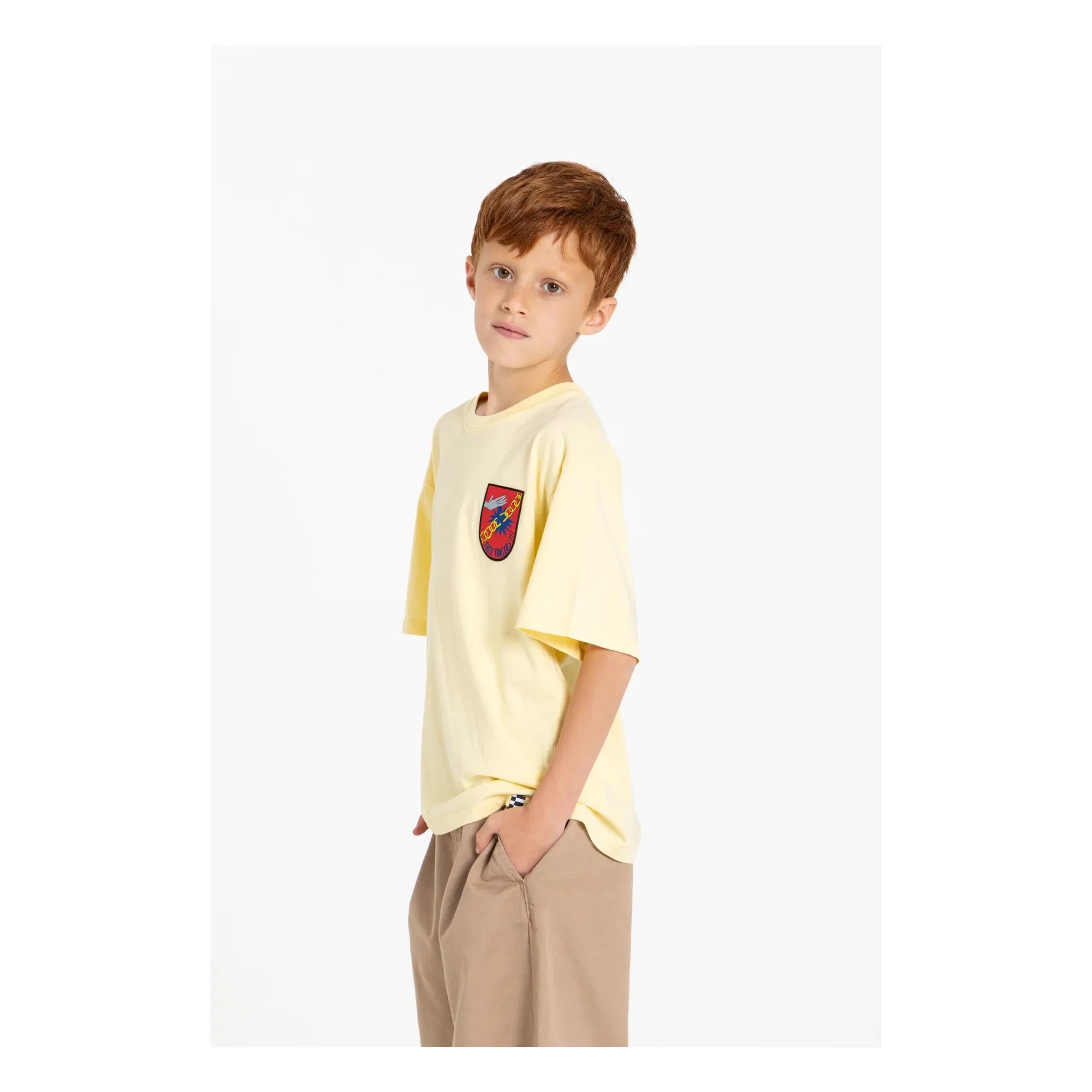 Finger in the Nose - King T-shirt Organic Cotton | Lemon Yellow