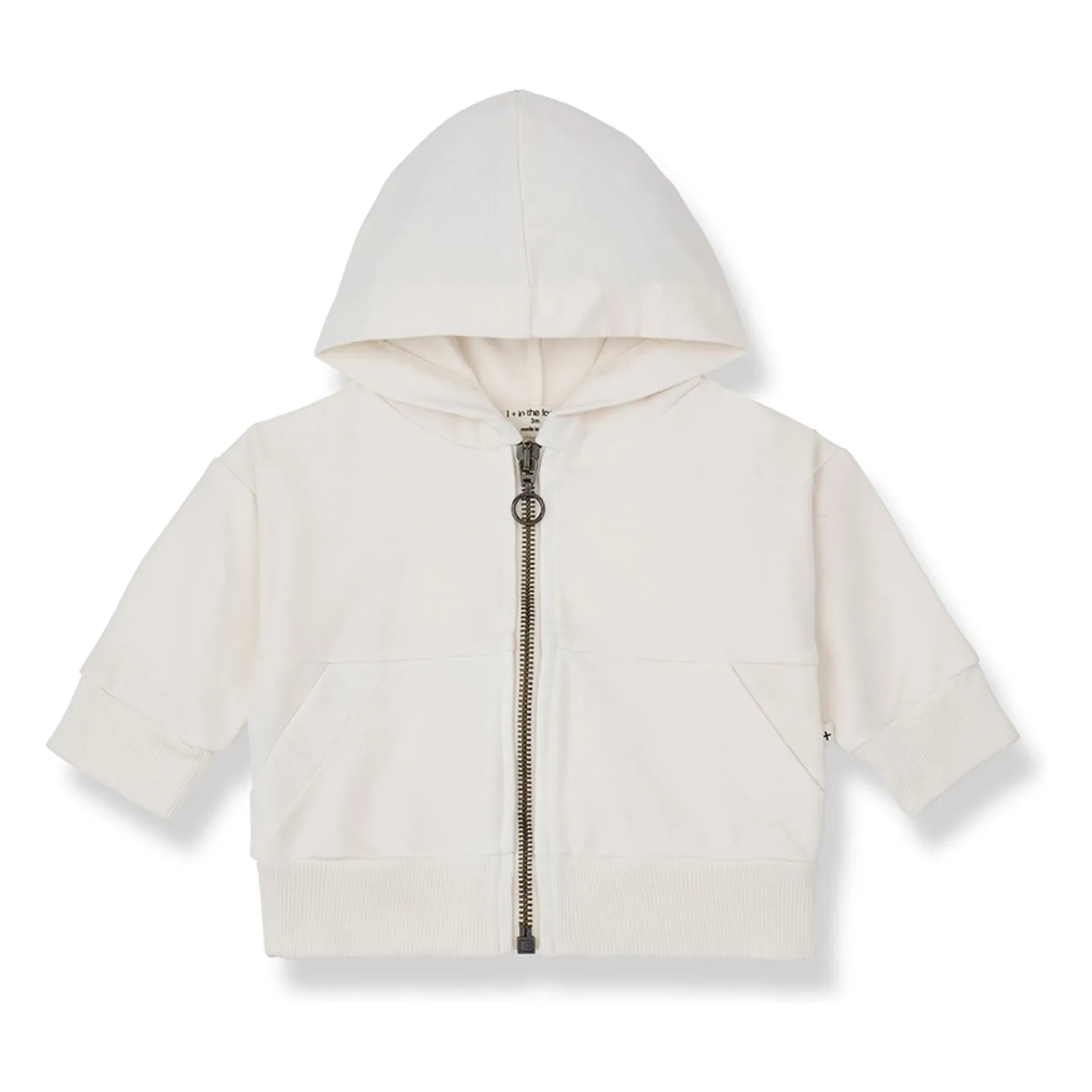1+ in the family - Comarruga Hoodie | White