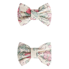 Bonpoint - Set of 2 Floral Pattern Miniclic Clips | Pink