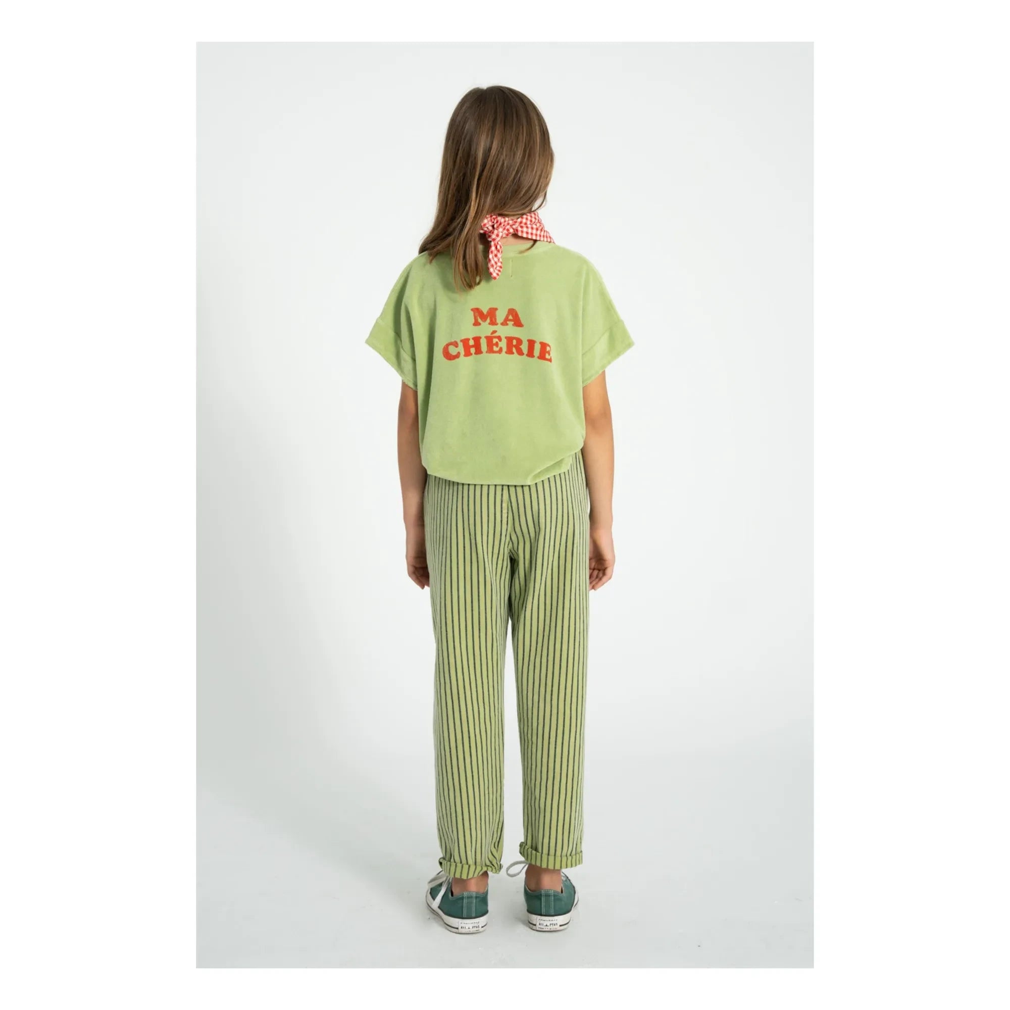 Piupiuchick - Striped Denim | Green