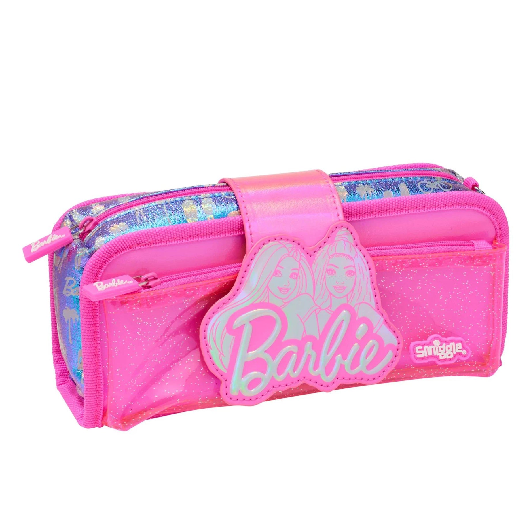 Smiggle - Barbie Çift Katlı Kalem Kutusu-Dinossi
