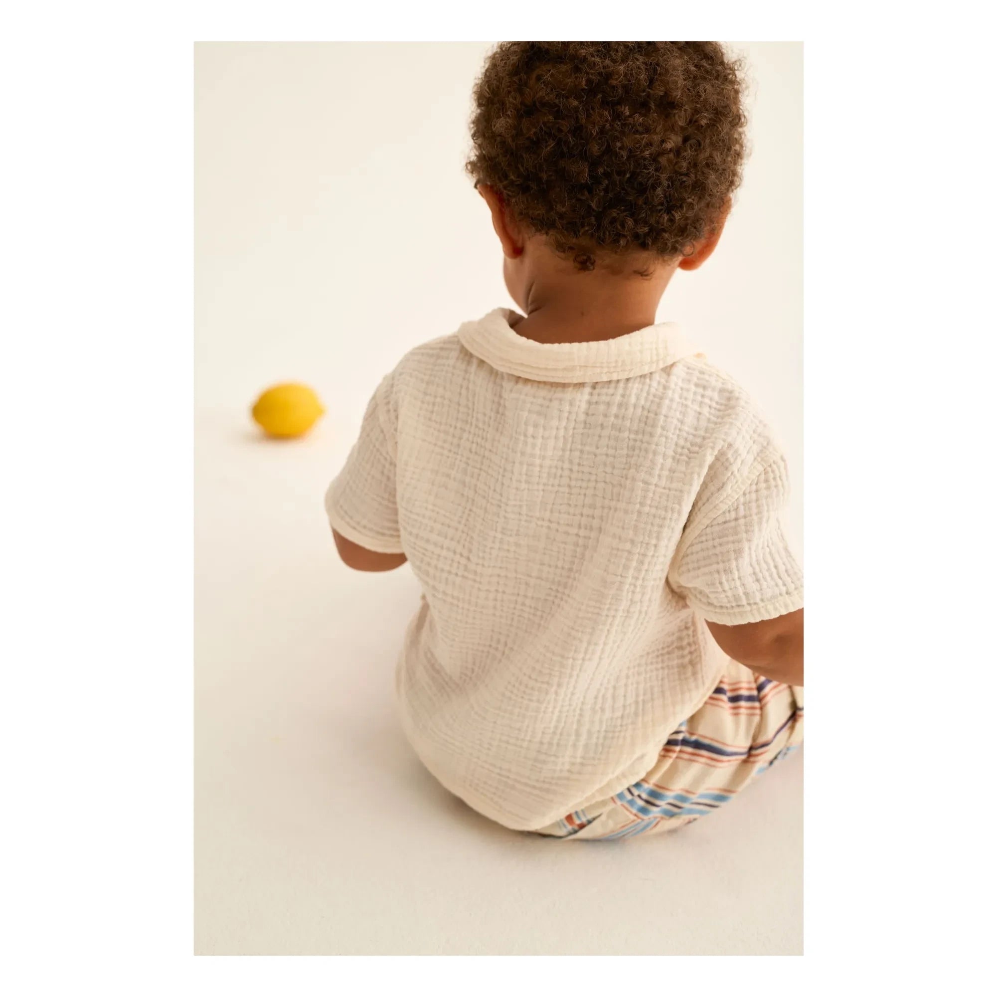 Cozmo - Abel Cotton Gingham Shirt | Cream
