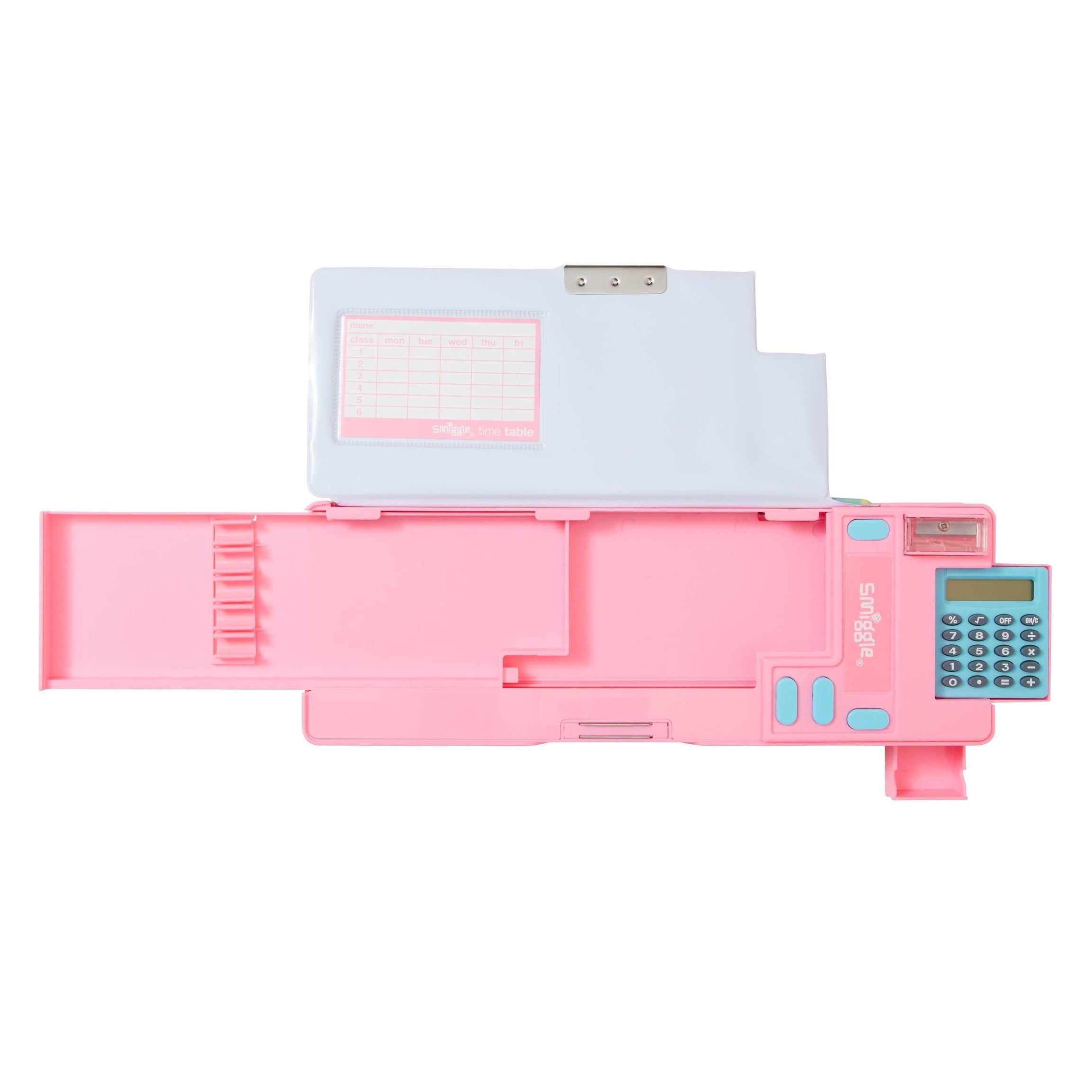 Smiggle - Budz Pencil Case with Calculator and Automatic Mechanism