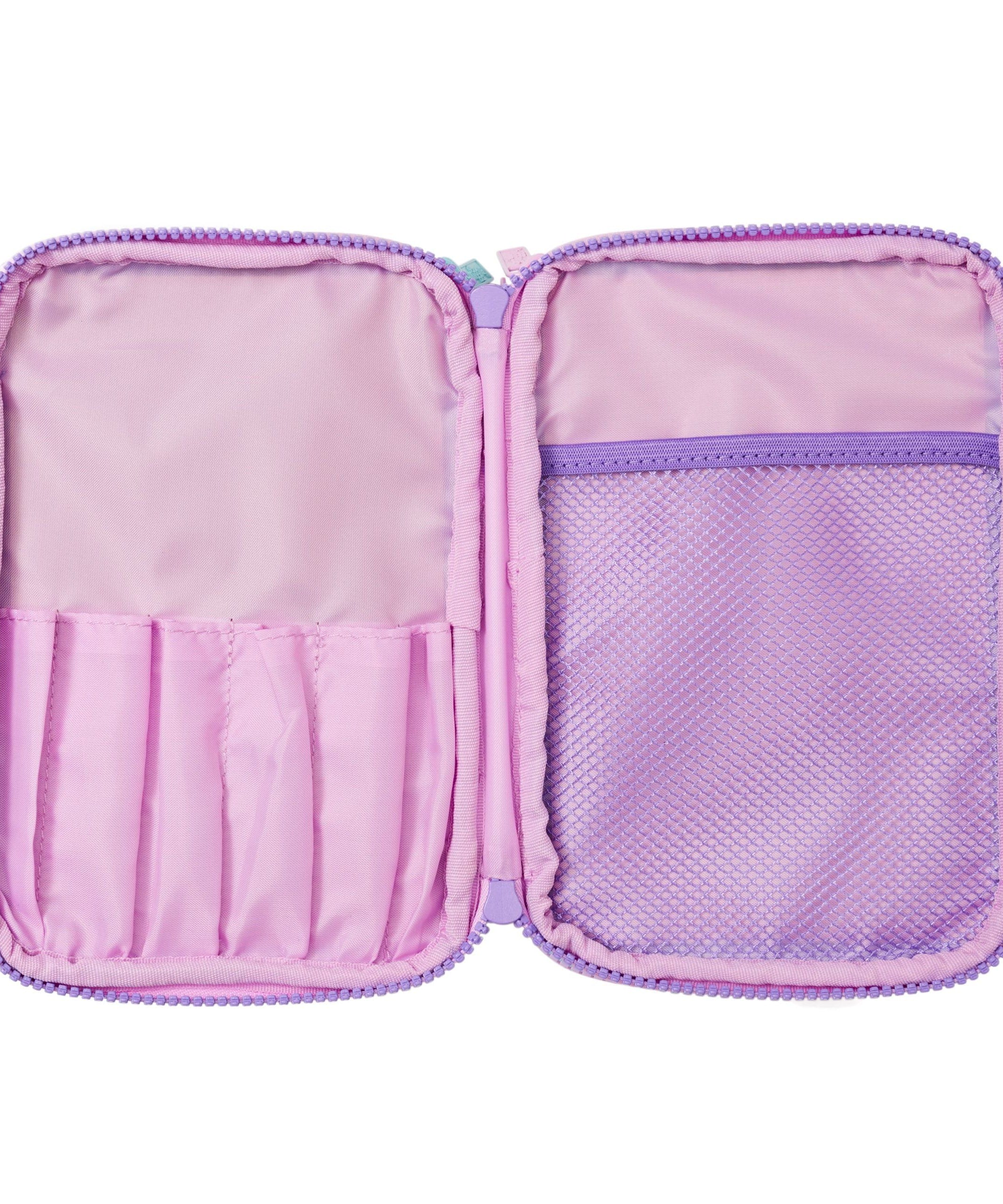 Smiggle - Moonlit Üçlü Hardtop Kalem Kutusu-Dinossi