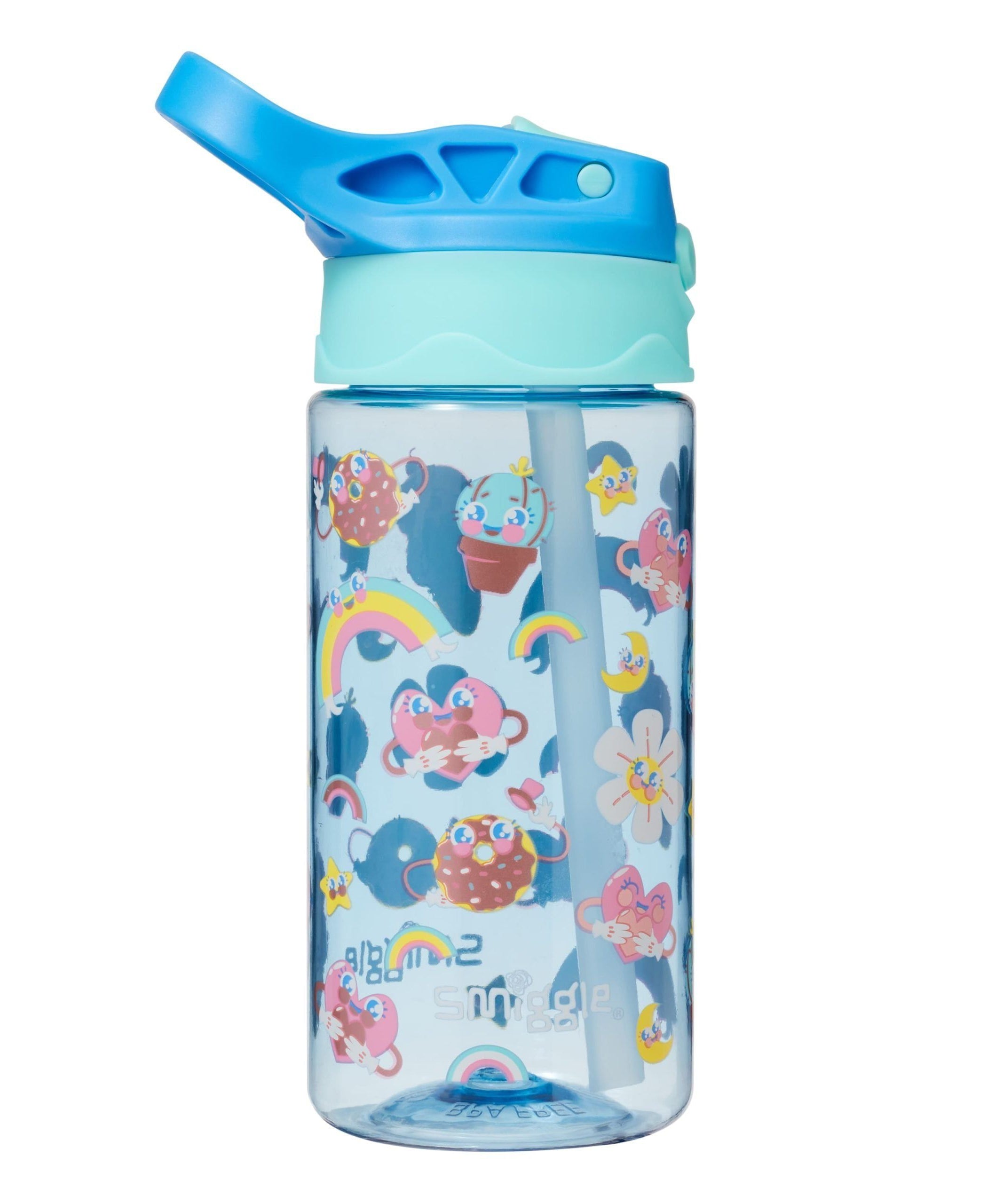 Smiggle - Pop Junior 430ML Gizli Otomatik Pipetli Suluk-Dinossi