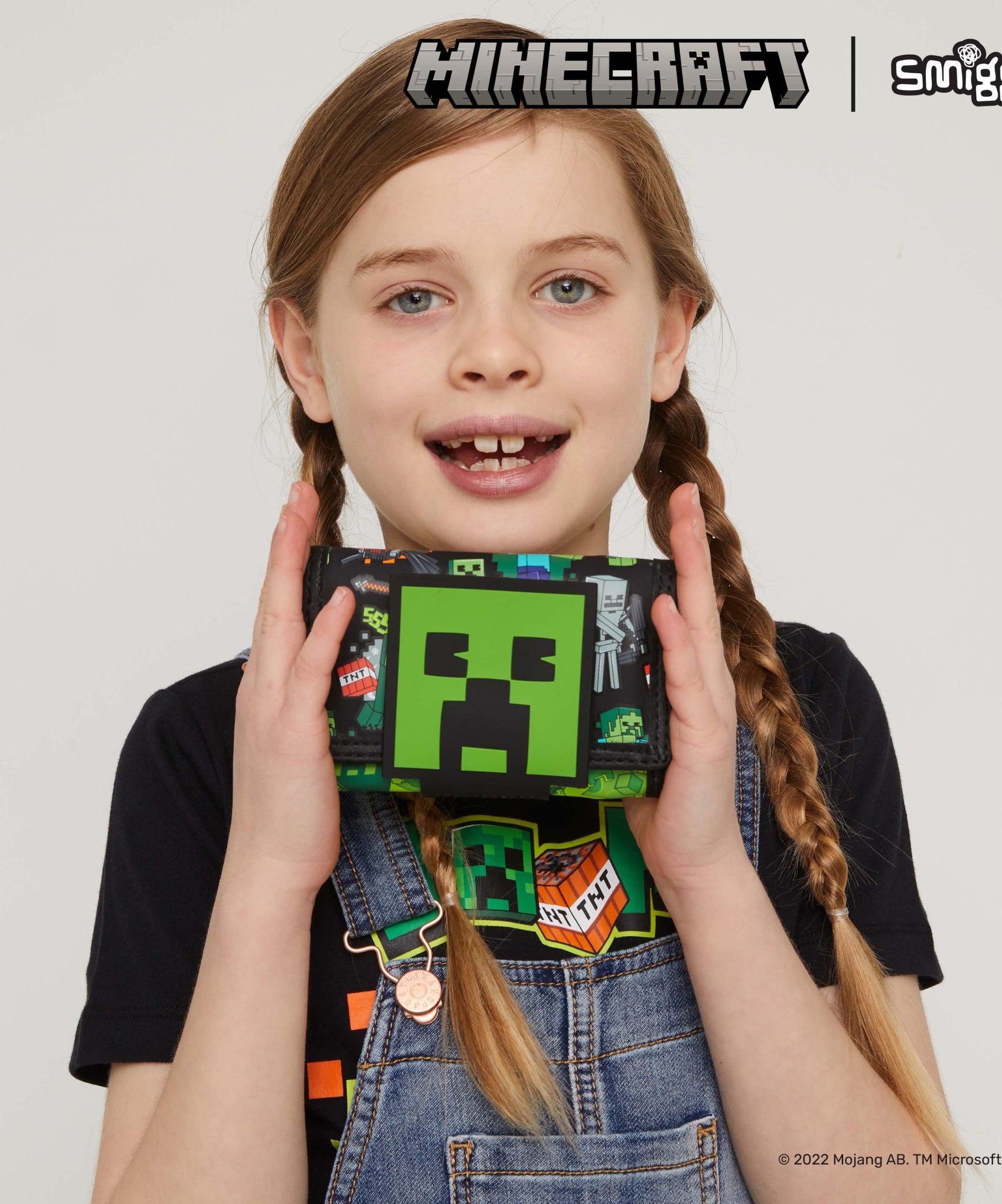 Smiggle - Minecraft Çocuk Cüzdanı-Dinossi