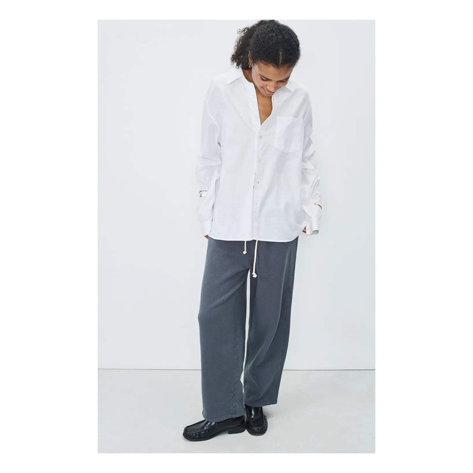 American Vintage - Izubird Pamuklu Jogger | Gri mavi