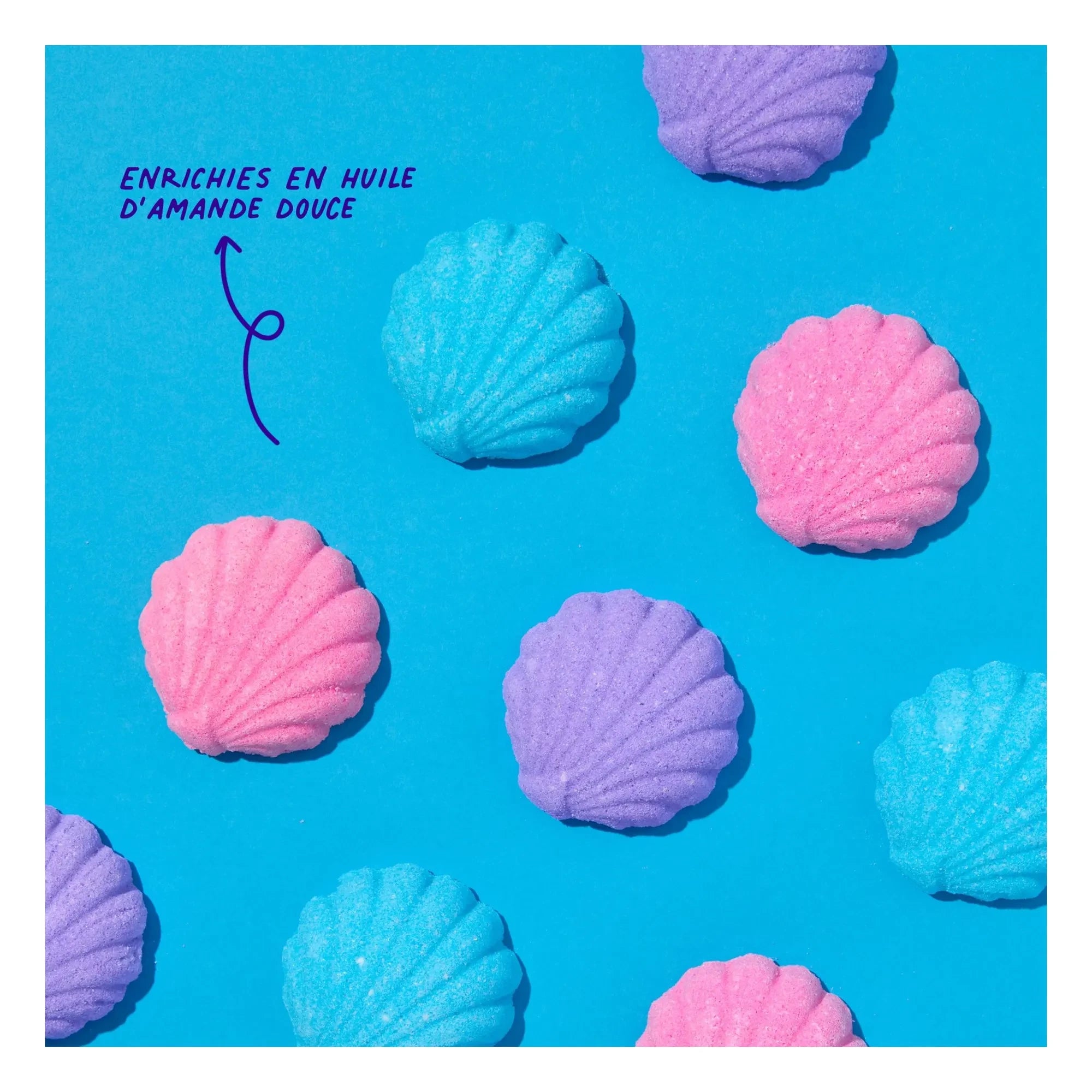 Nailmatic Kids - Shell Bath Bombs - Set of 2