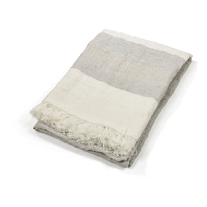 Libeco - Belgium Beach Towel | Light Gray