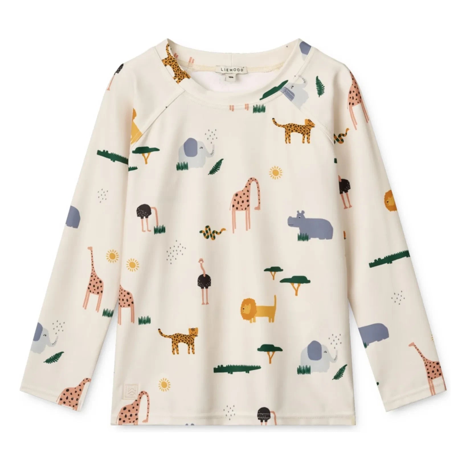 Liewood - Noah UV Protection T-Shirt Made from Recycled Fibers | Ecru