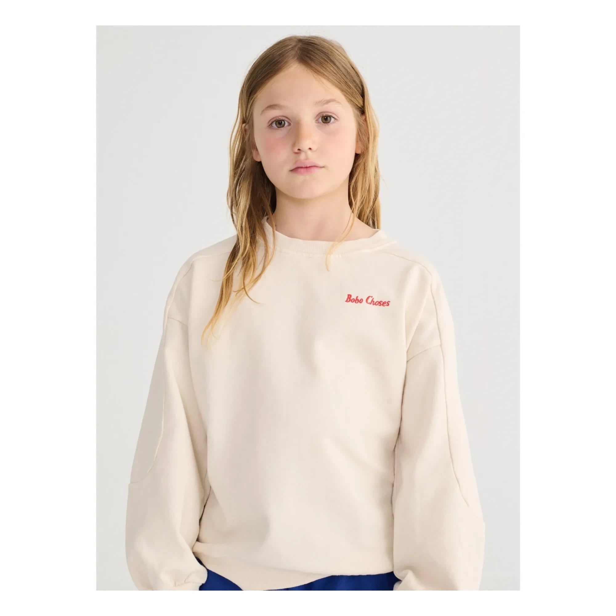 Bobo Choses - Niche Sweat Organik Pamuk | Beyaz