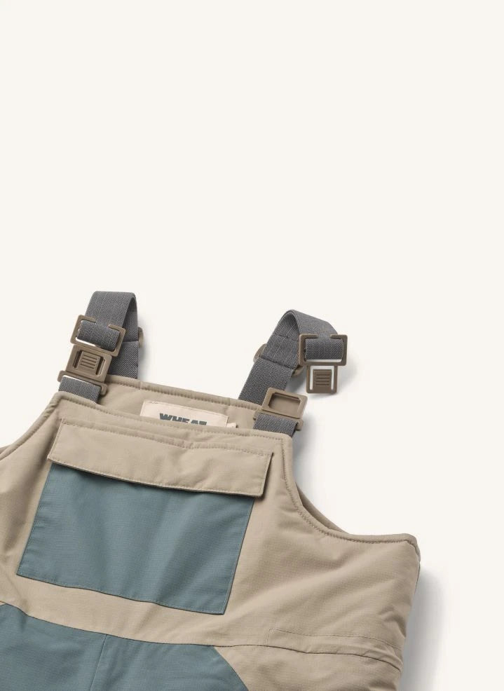 Wheat - Loope Ski Pants Made from Recycled Fibers | Gray blue