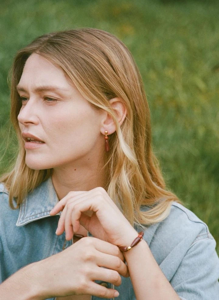 Anni Lu - Hanging Earring | Red