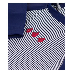 Petit Bateau - Striped UV Protective Swimsuit | Blue