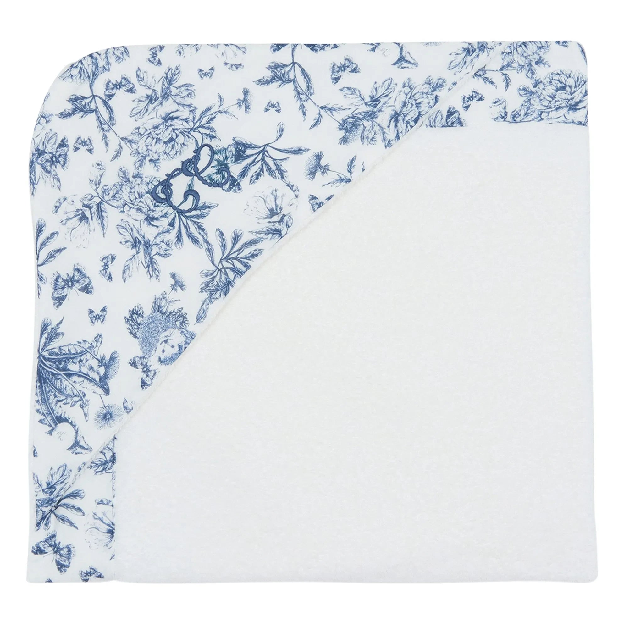Tartine et Chocolat - Toile de Jouy Bathrobe | Navy Blue