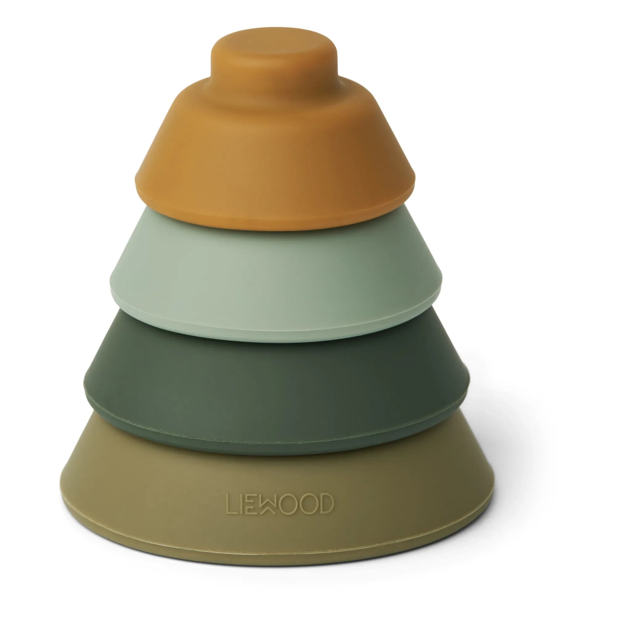 Liewood - Walter Silicone Stacking Tower | Green