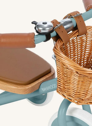 Banwood - Metal and Wooden Tricycle | Teal Blue