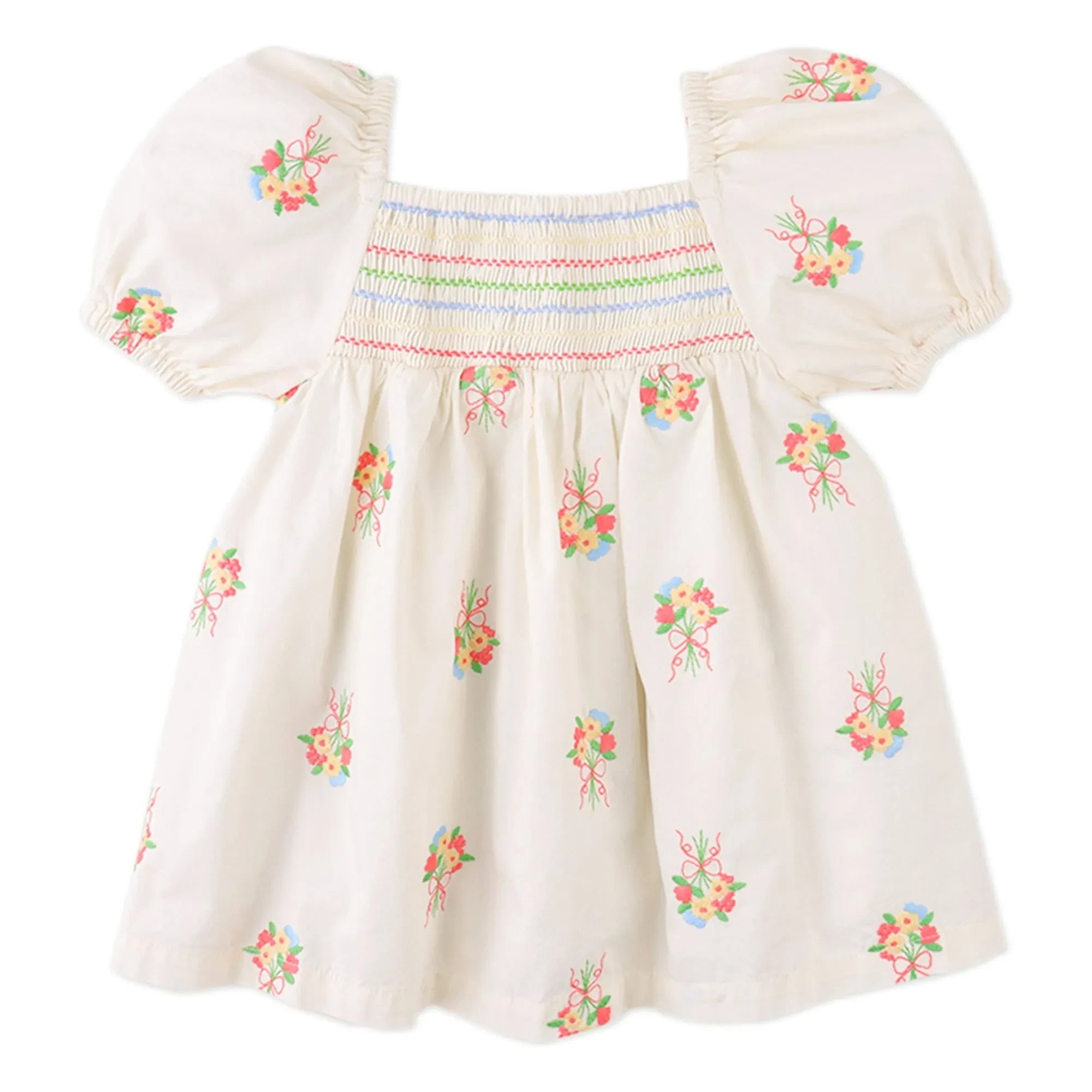 Gingersnaps - Gigi Embroidered Dress | White