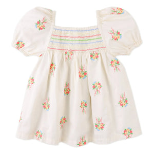 Gingersnaps - Gigi Embroidered Dress | White