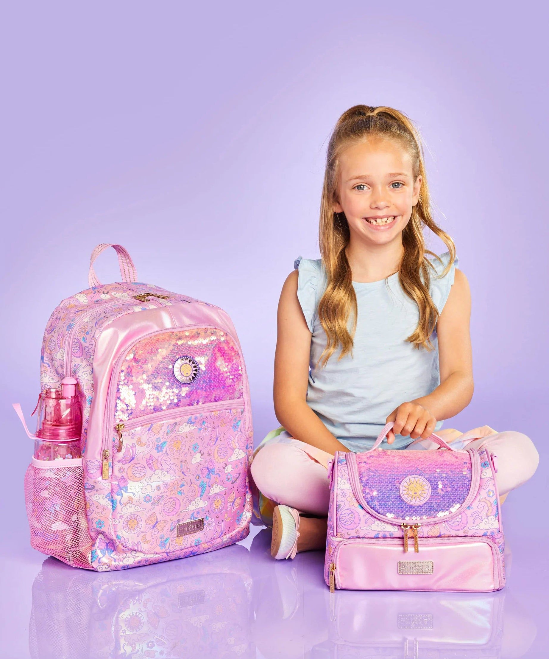 Smiggle - Cosmos Klasik Okul Sırt Çantası-Dinossi