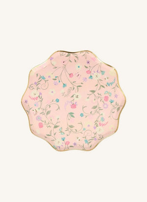 Meri Meri - Ladurée small floral paper plates - set of 8