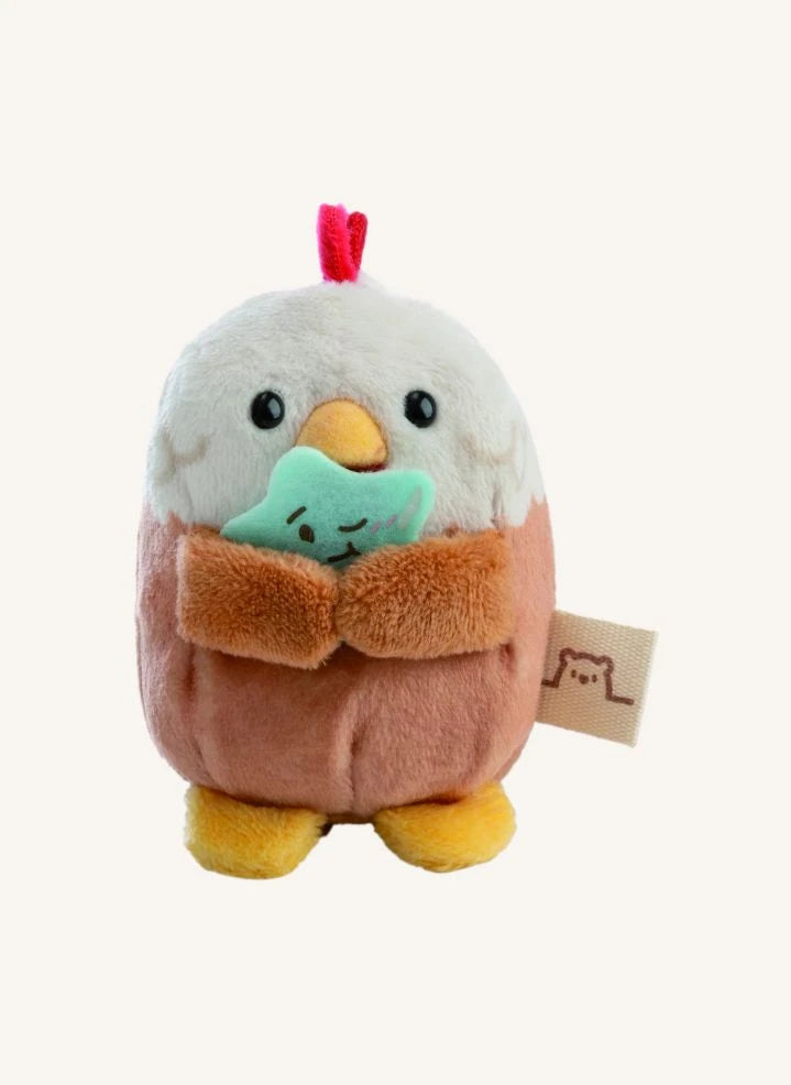 Nici - Keko Rooster Plush Toy in Candy Costume | White