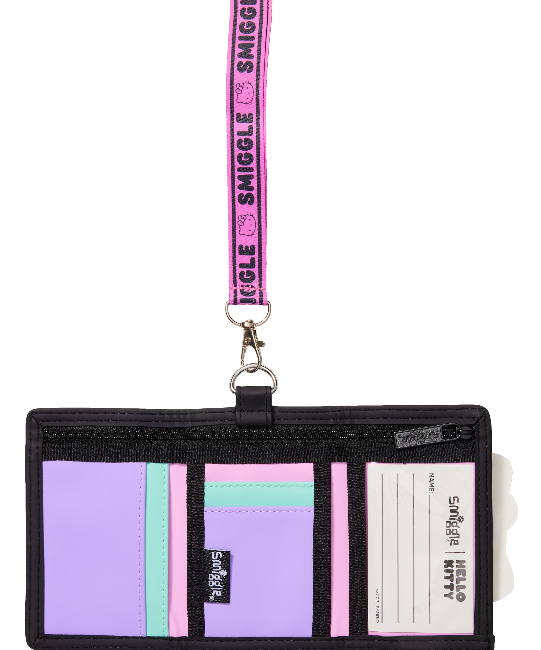 Smiggle - Hello Kitty Boyun Askılı Çocuk Cüzdanı-Dinossi