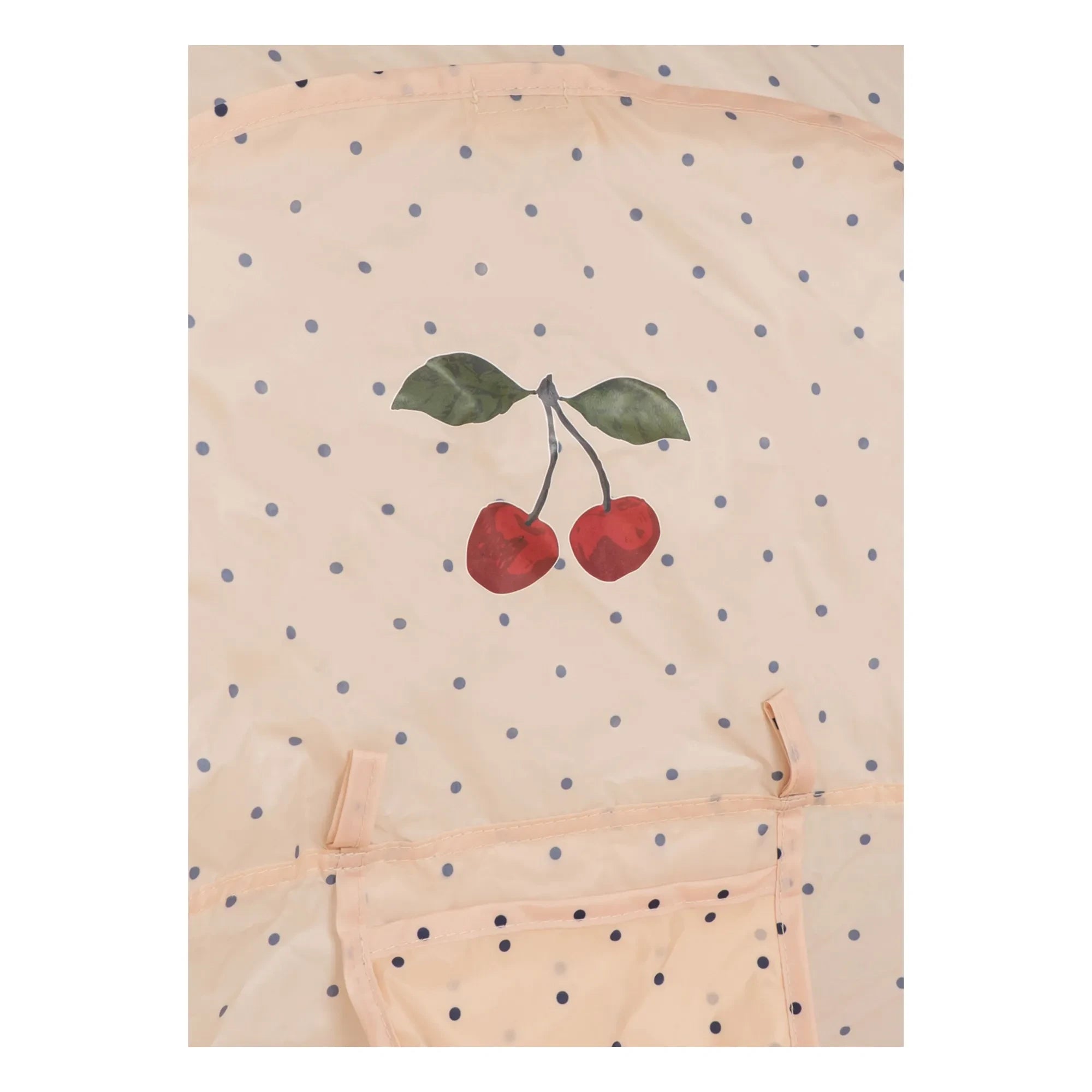 Konges Sløjd - Small Foldable Beach Tent Navy Blue Dots | Beige
