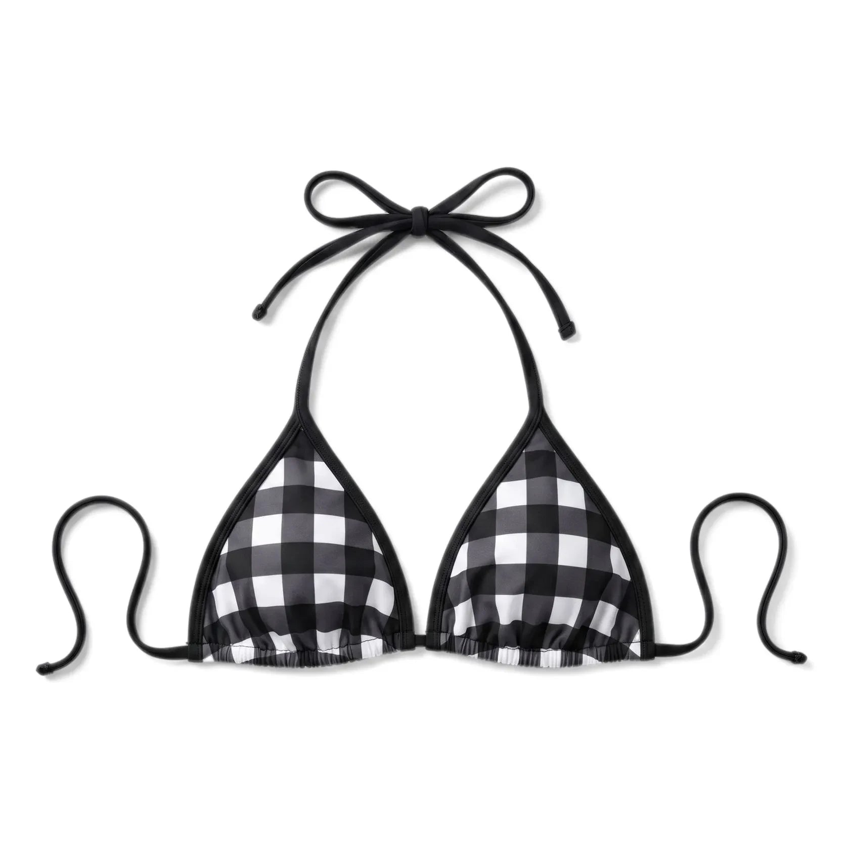 Smallable Woman - Elsa Plaid Swimsuit Top | Black