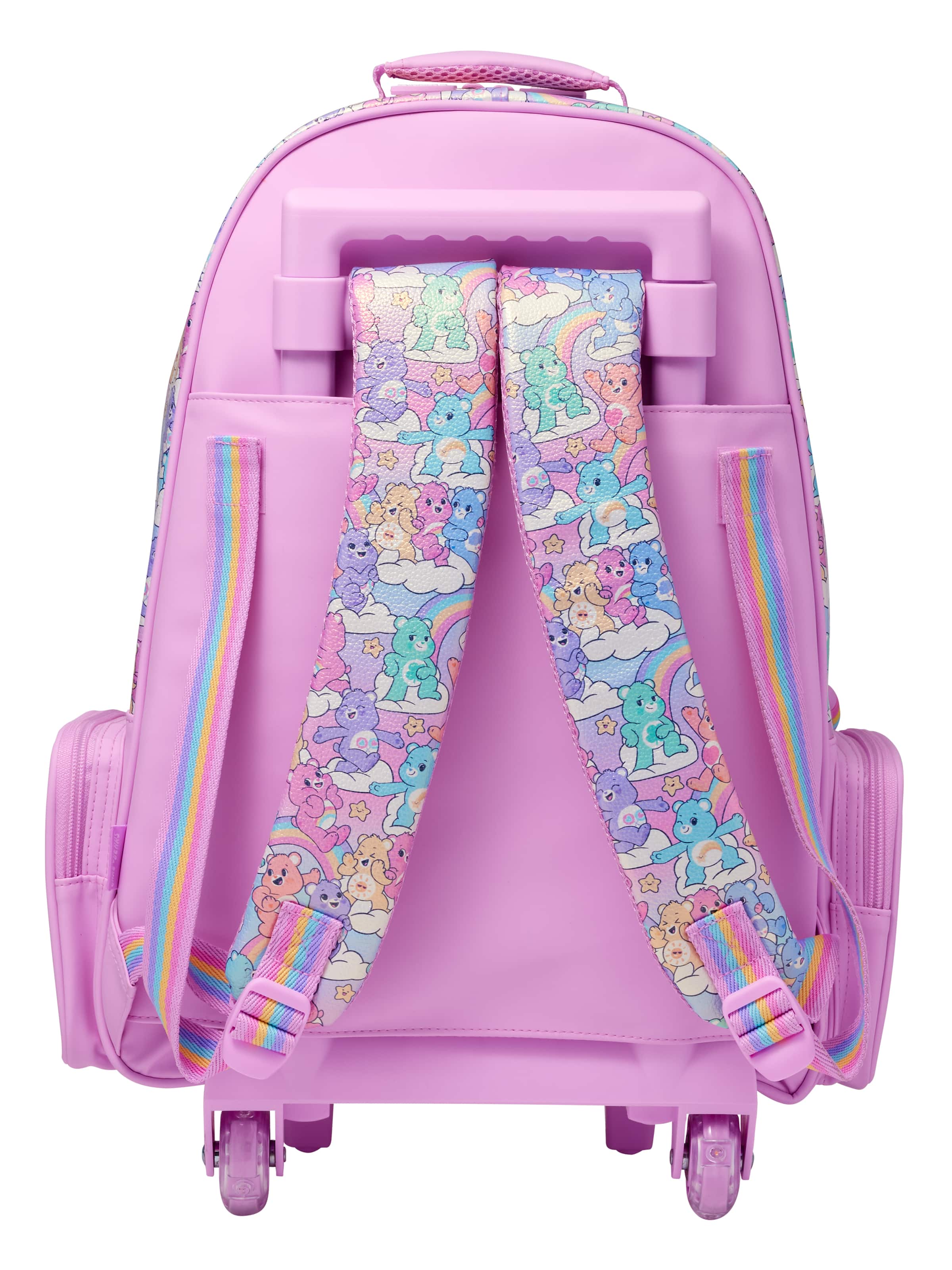 Smiggle - Care Bears Işıklı Tekerlekli Çekçekli Çanta