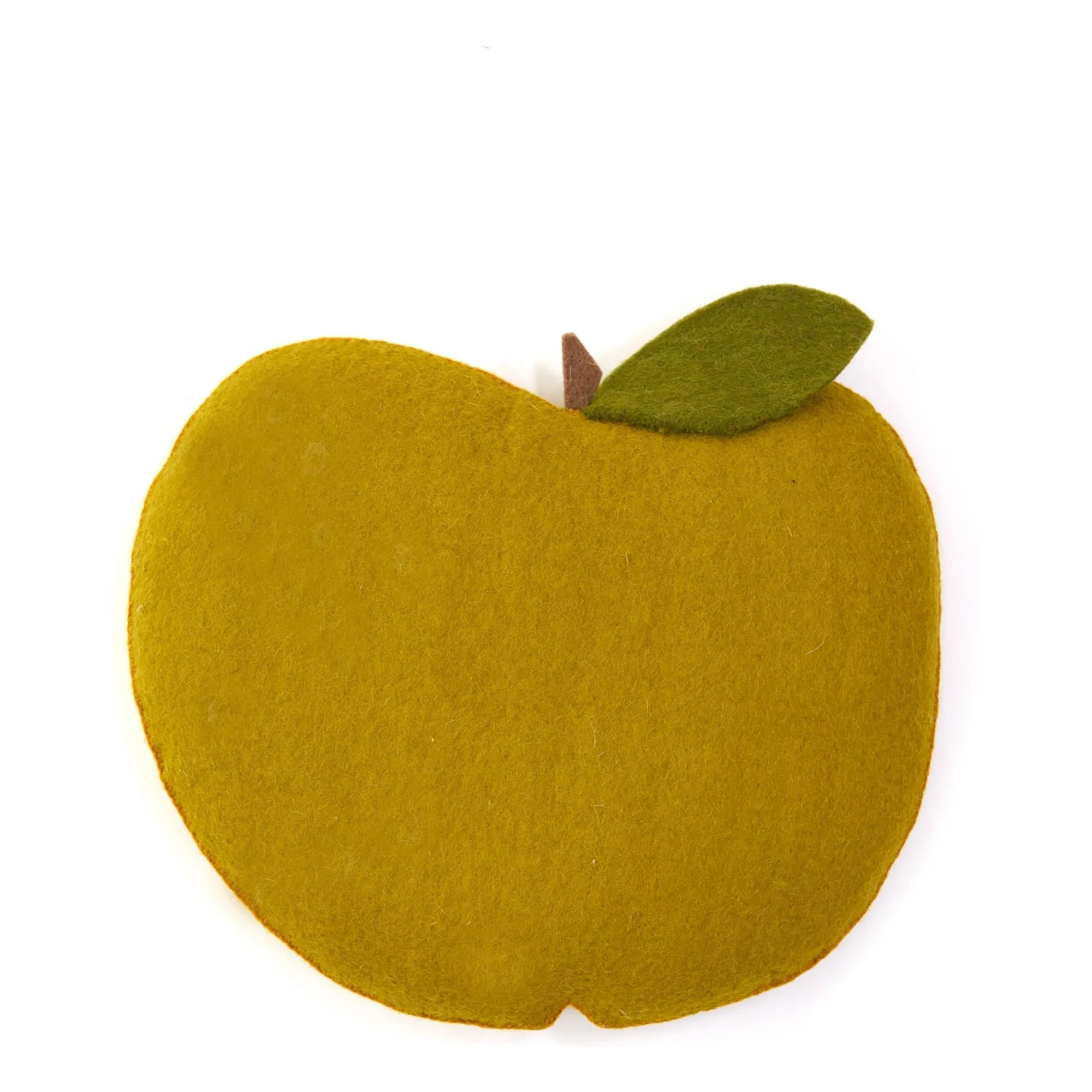 Muskhane - Felt Apple Pillow | Pistachio Green